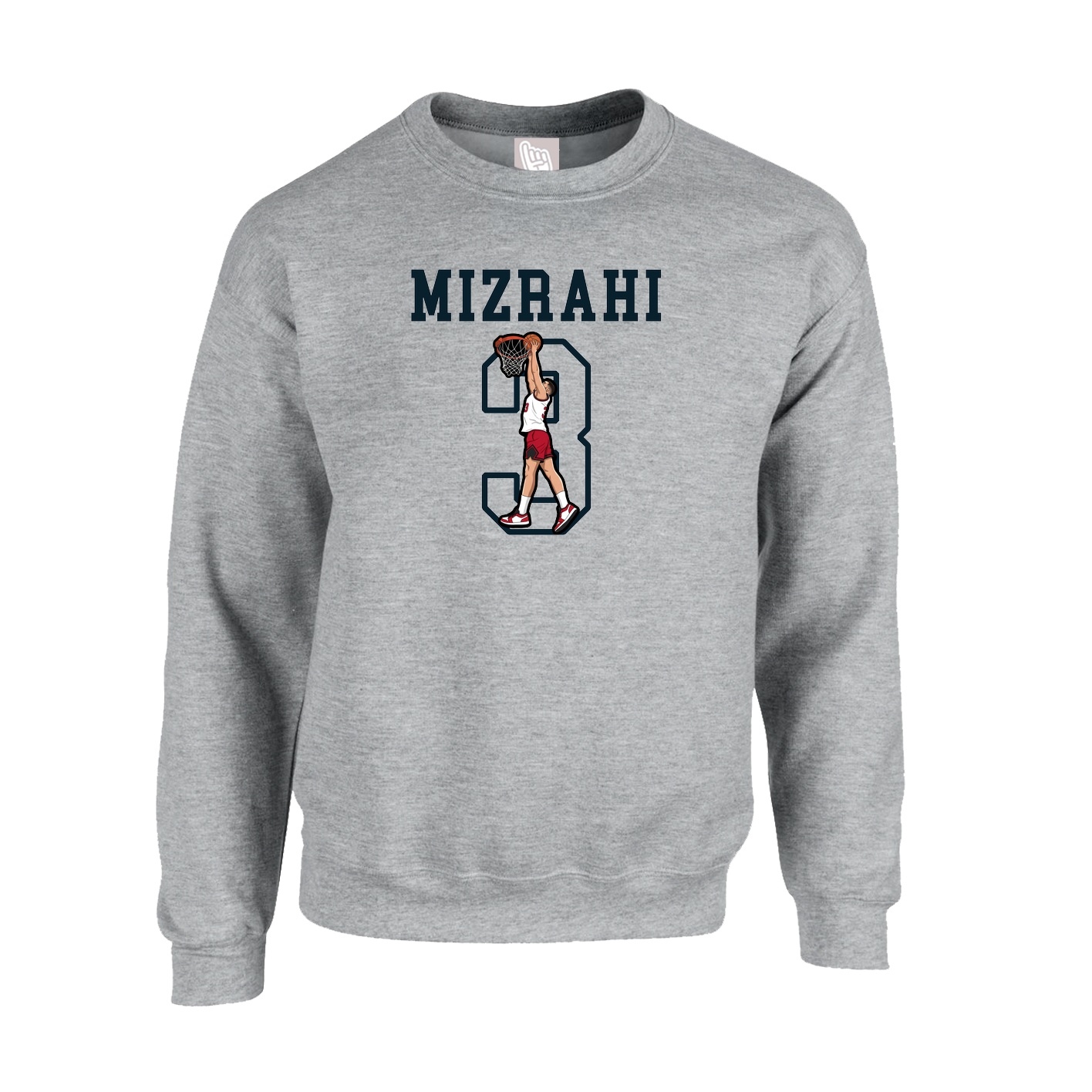 Fleece Crew — Shirsey in Grey