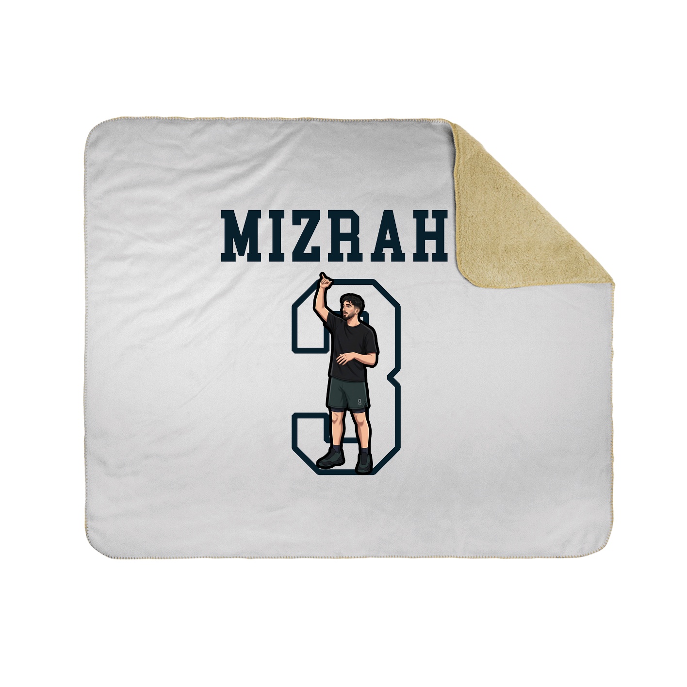 Throw Blanket — Shirsey in White