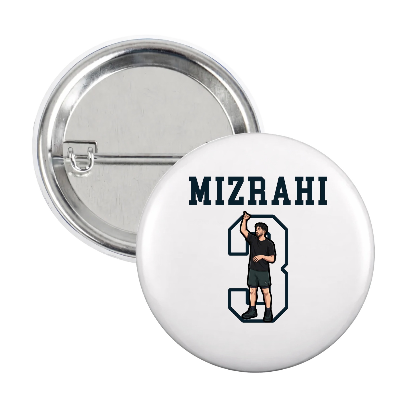 Game Day Button — Shirsey in White