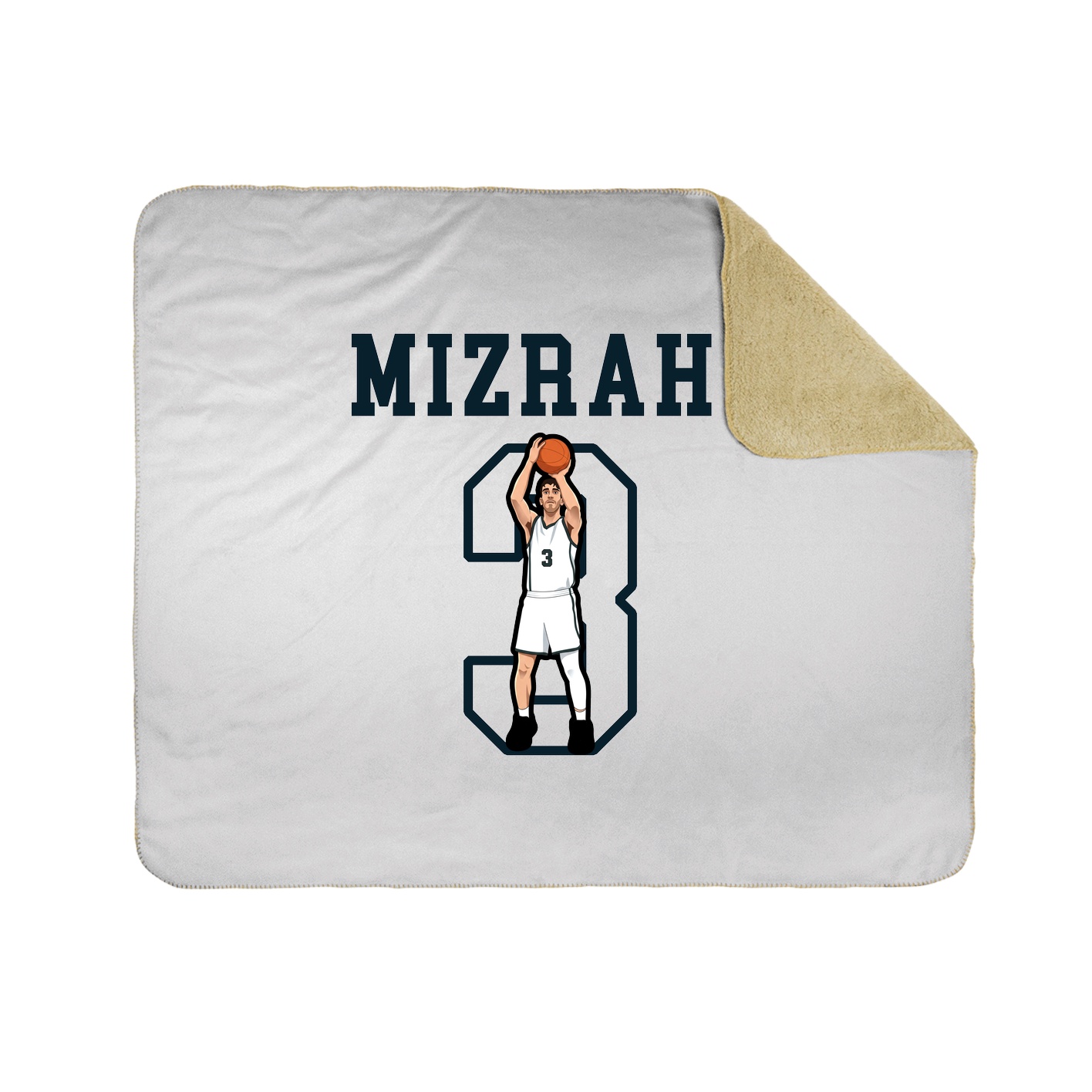 Throw Blanket — Shirsey in White