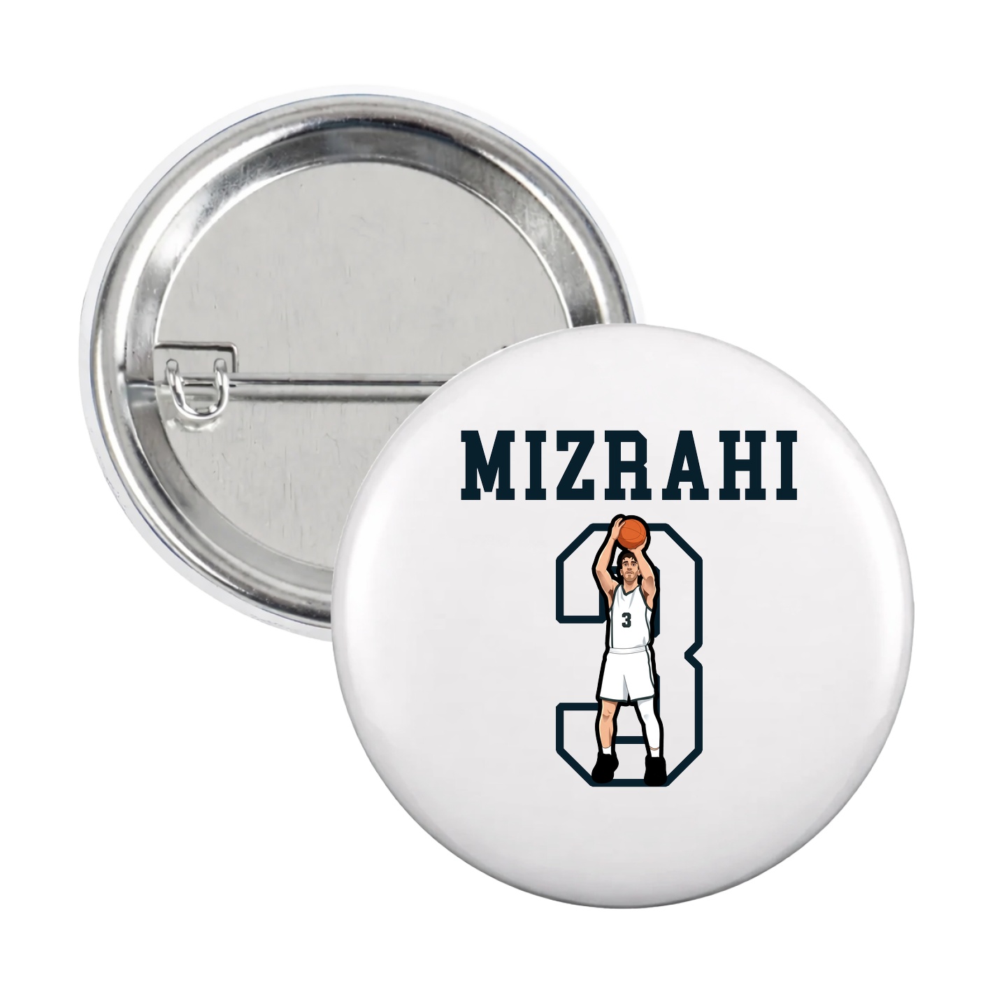 Game Day Button — Shirsey in White