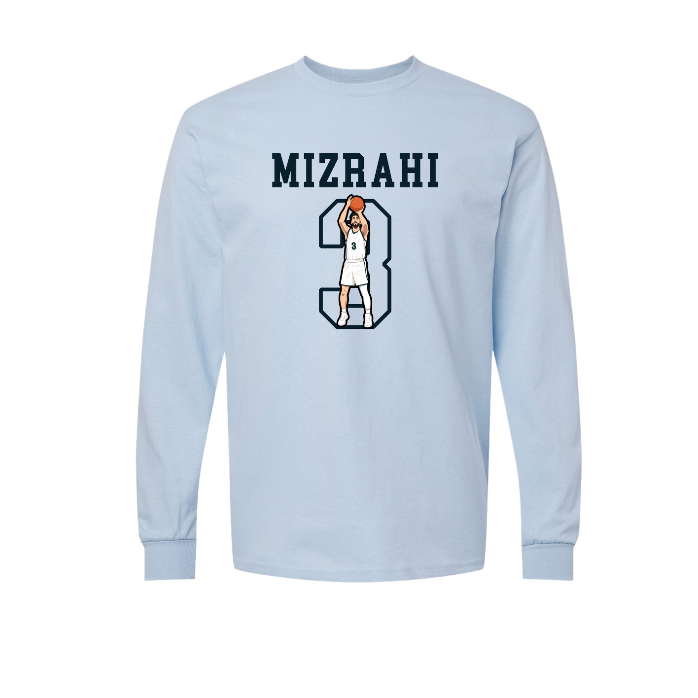 Long Sleeve Tee — Shirsey in Light Blue
