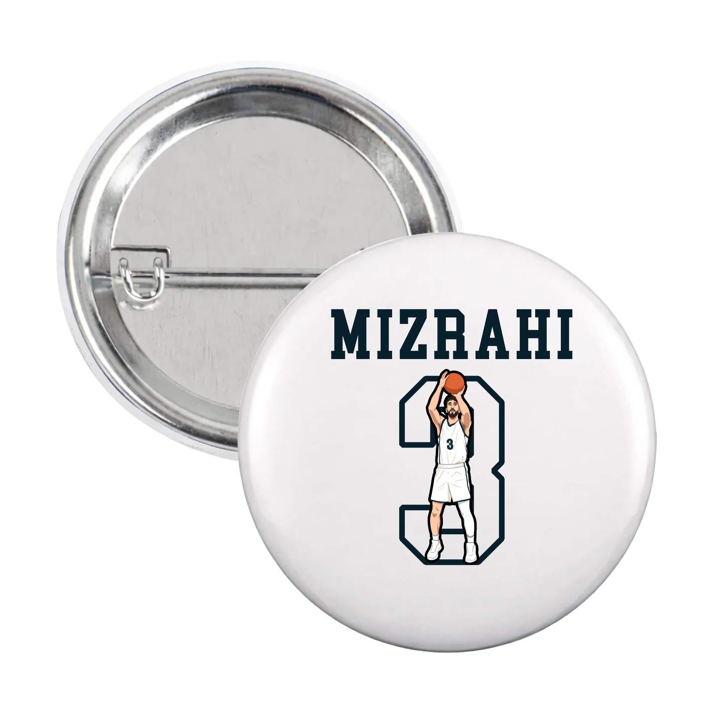 Game Day Button — Shirsey in White