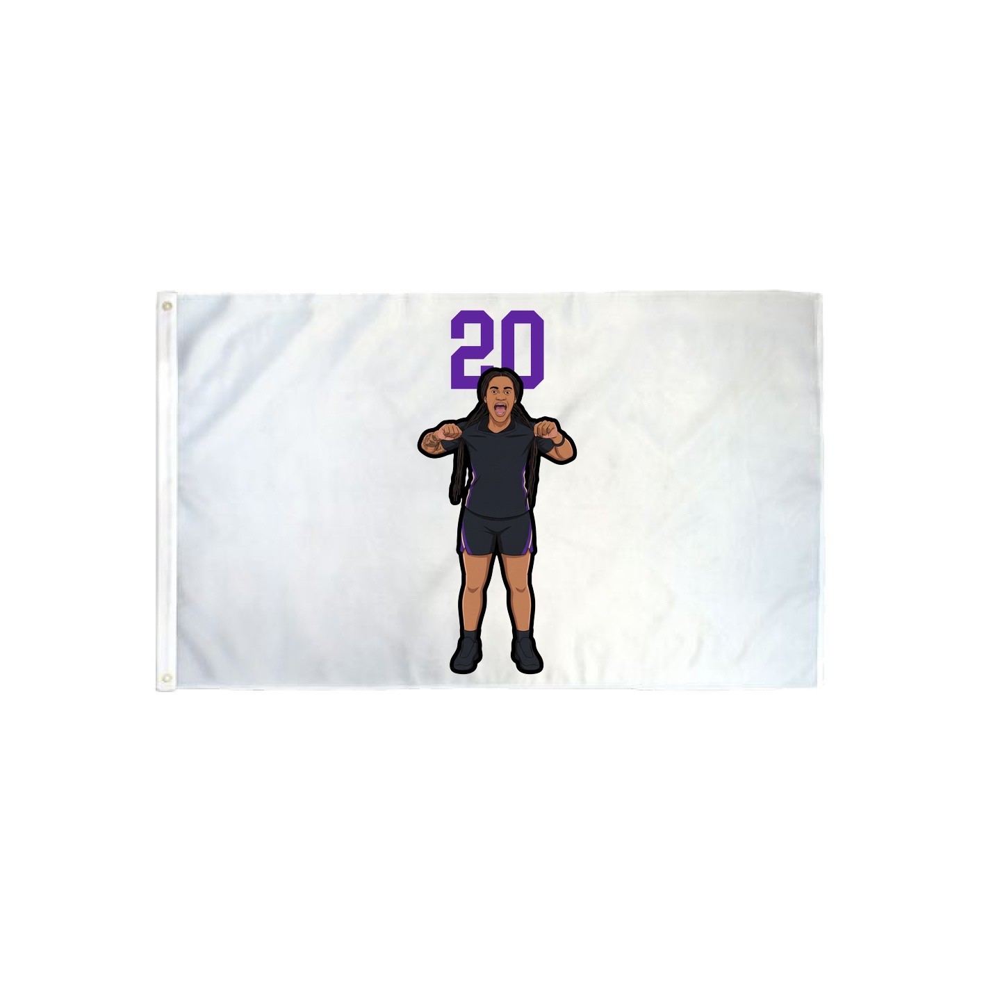 3x5 Flag — Number Top in Classic