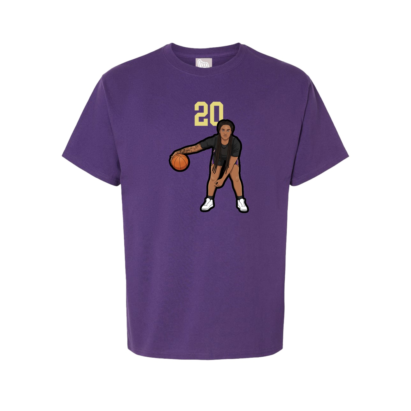 Tee — Number Top in Purple