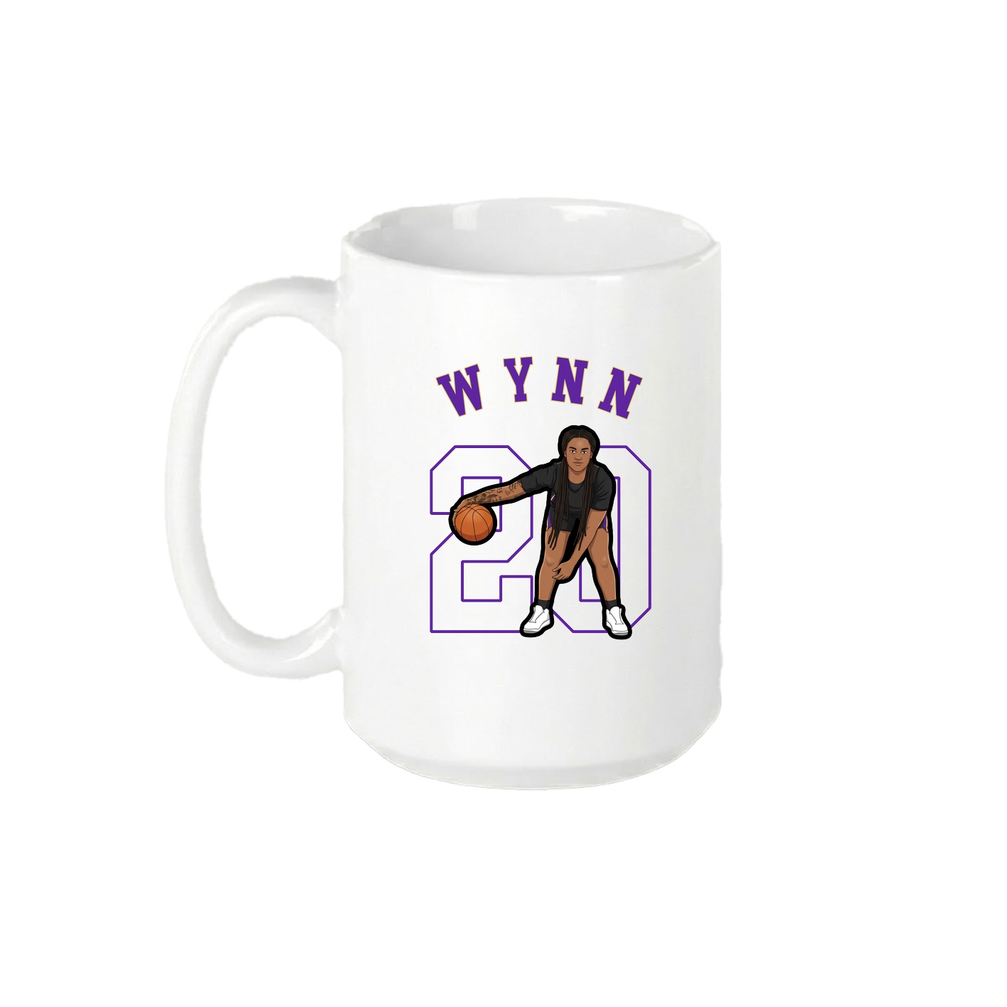 15oz Coffee Mug — Shirsey Arch in White