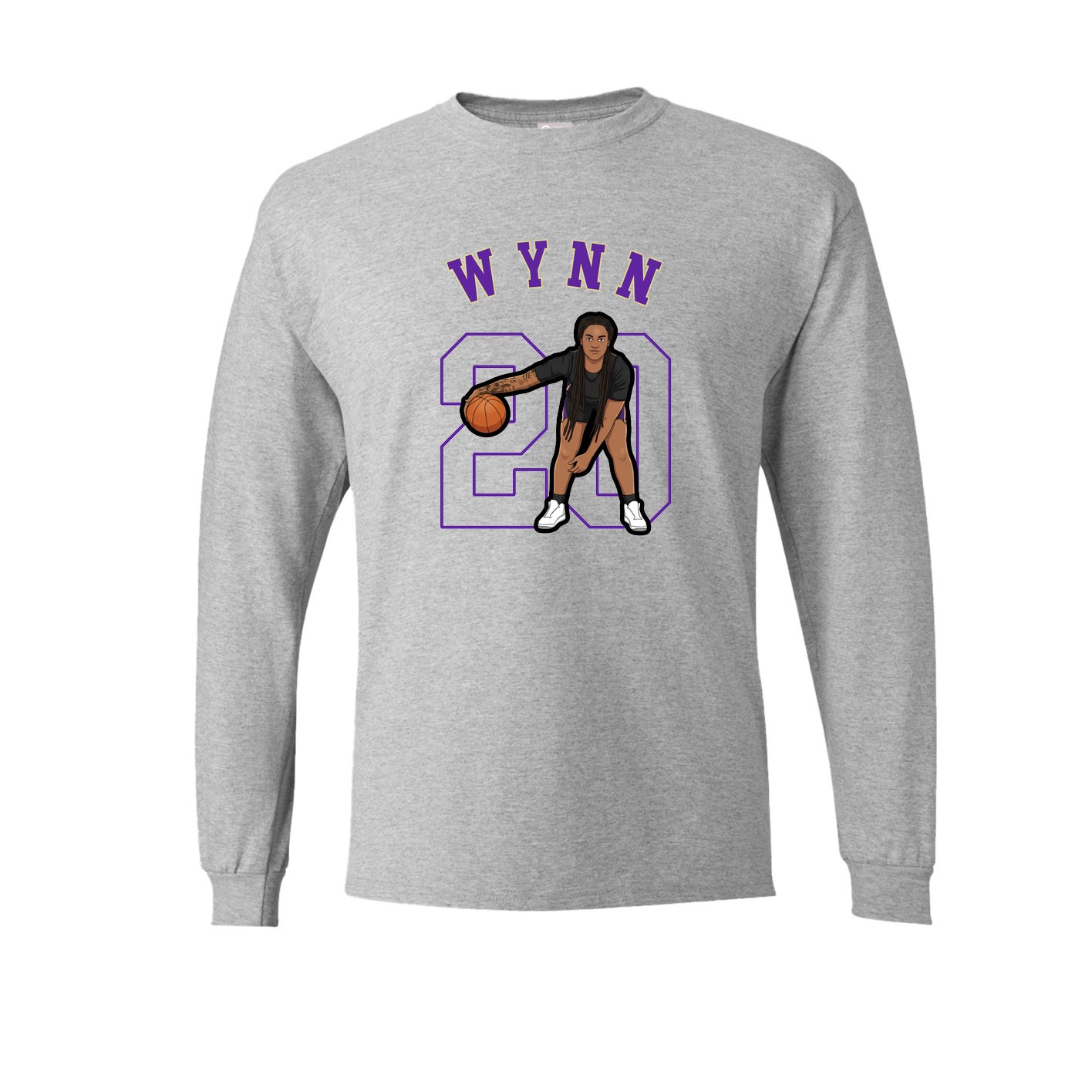 Long Sleeve Tee — Shirsey Arch in Grey