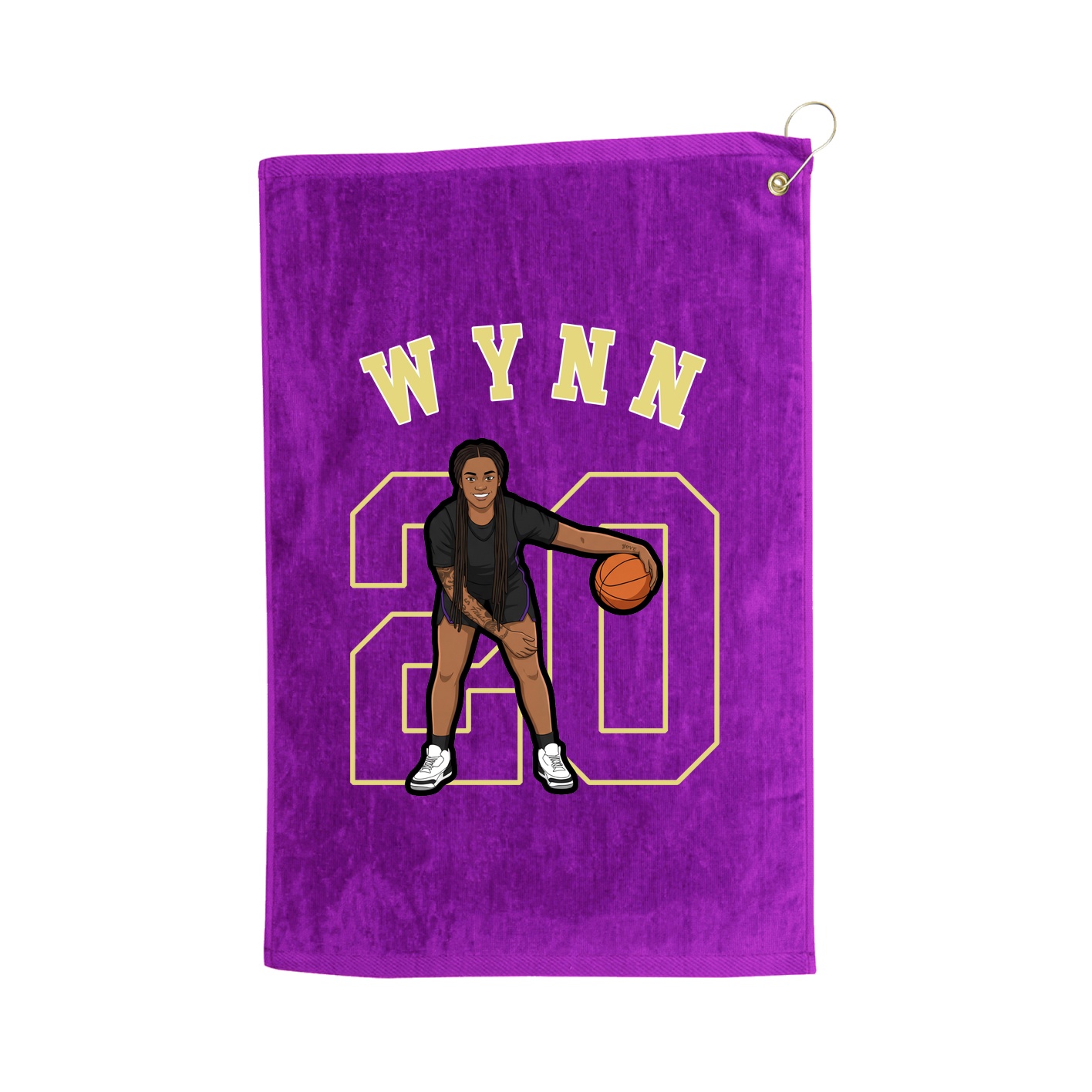 Golf Towel — Shirsey Arch in Purple