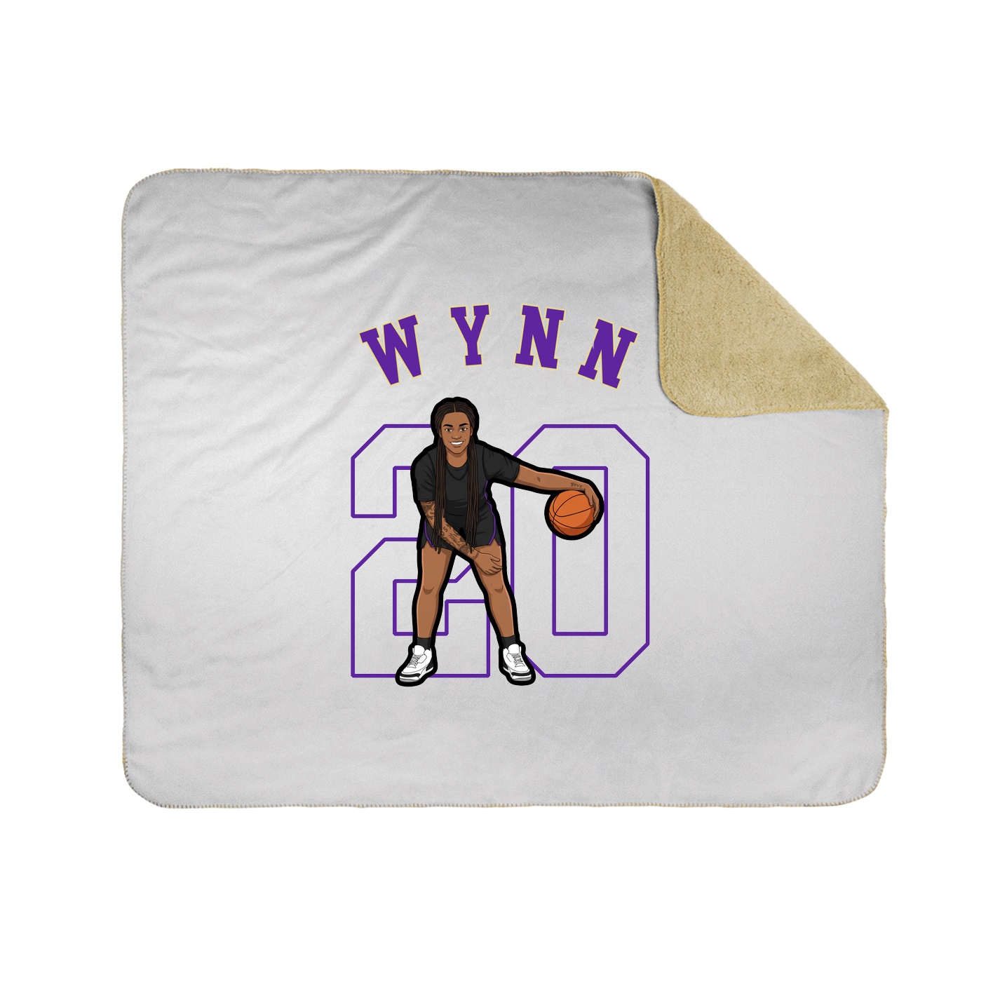 Throw Blanket — Shirsey Arch in White