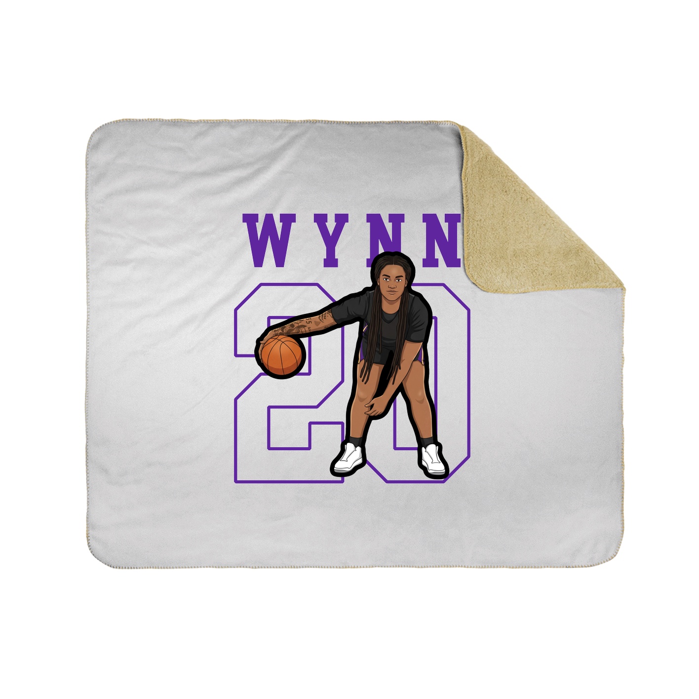 Throw Blanket — Shirsey in White
