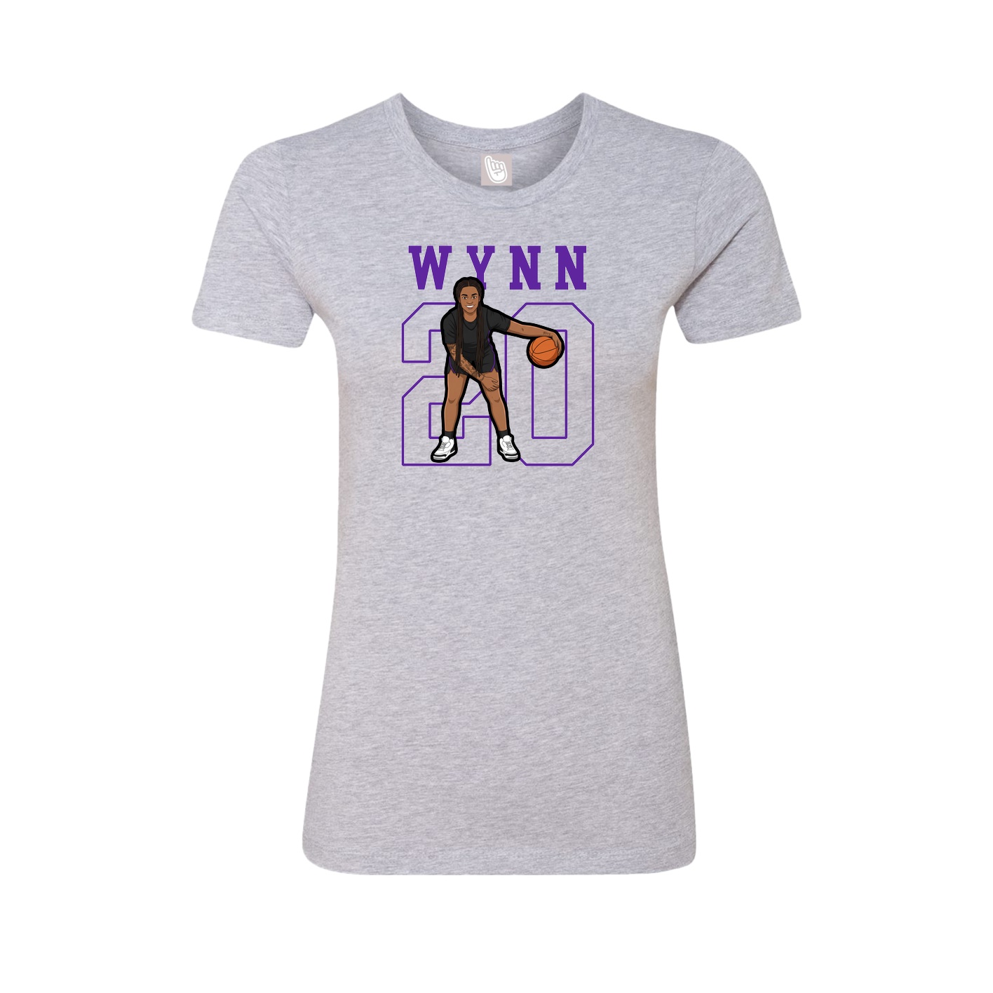 Fitted Women's Tee — Shirsey in Grey