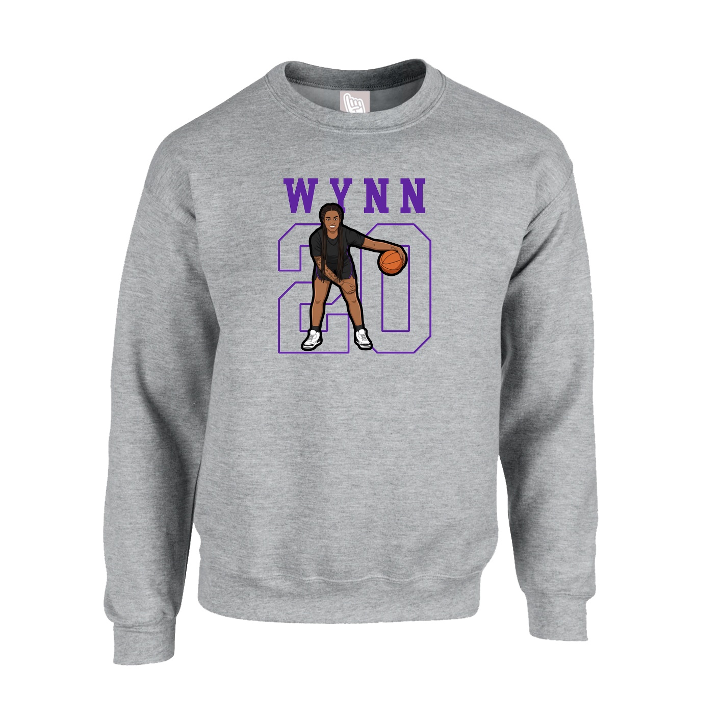 Fleece Crew — Shirsey in Grey