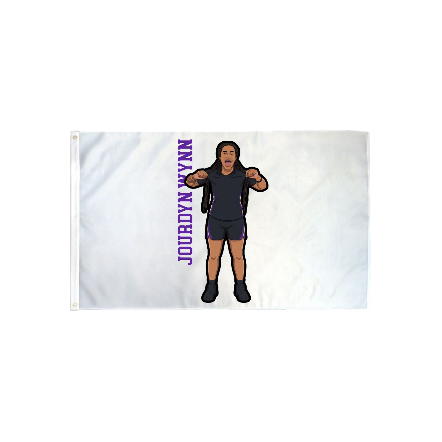 3x5 Flag — Name Vertical in Classic