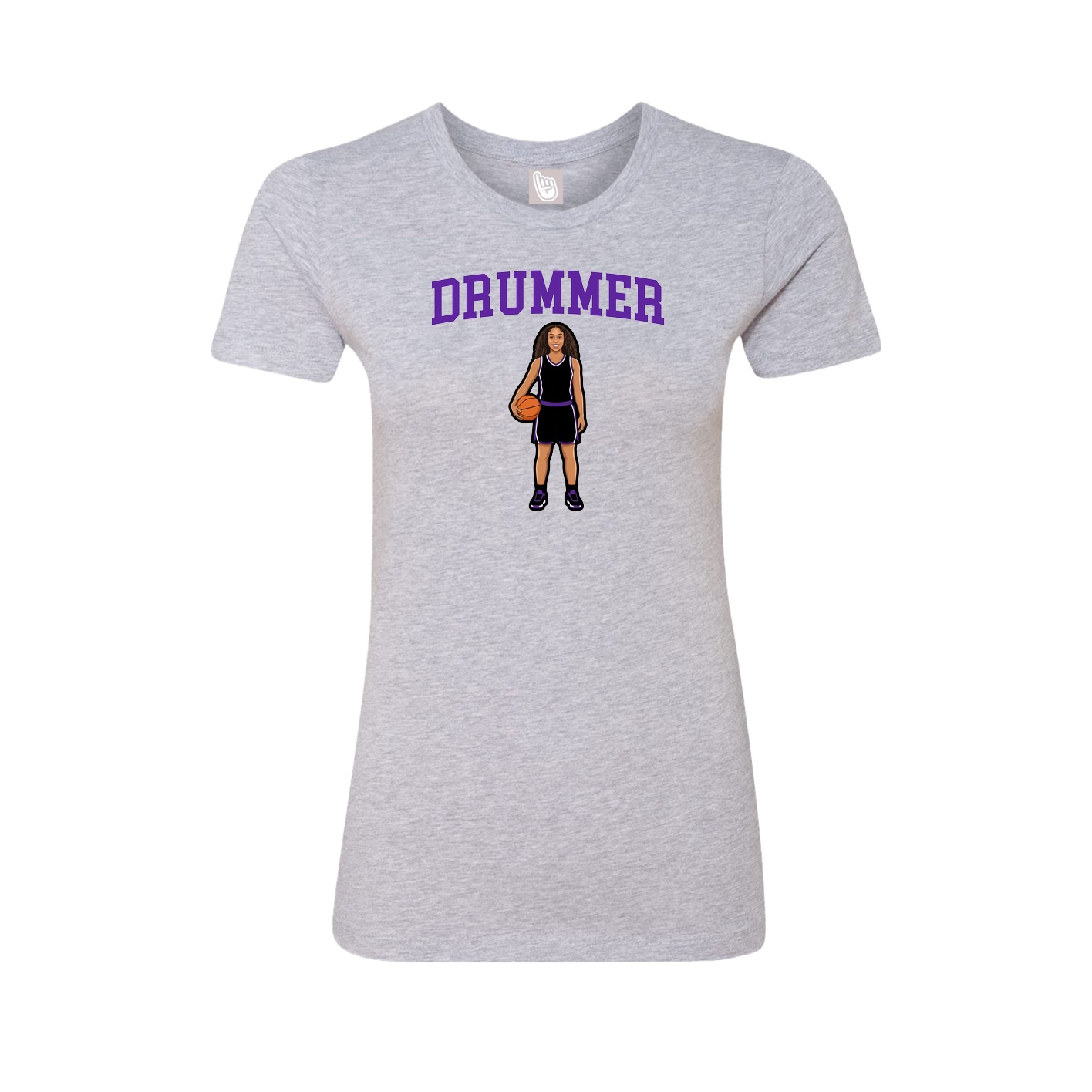 Fitted Women's Tee — Shirsey in Grey