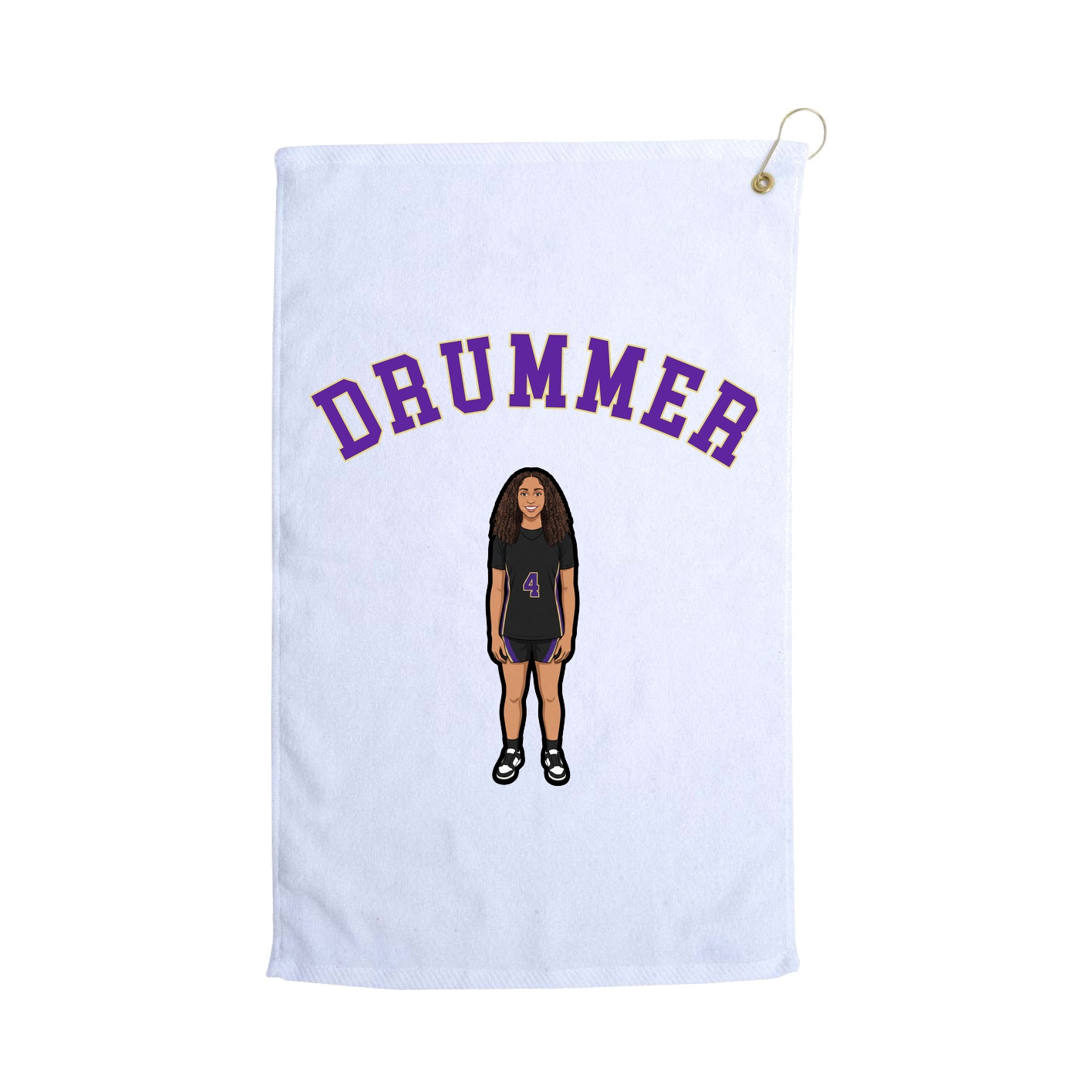 Golf Towel — Shirsey Arch in White