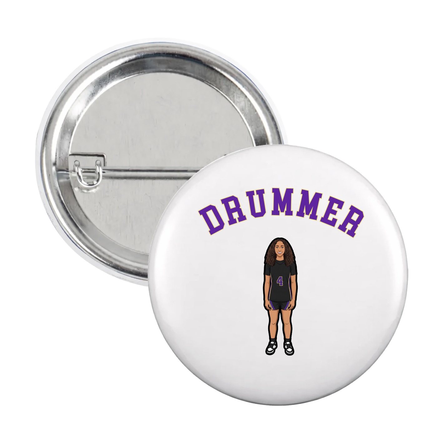 Game Day Button — Shirsey Arch in White