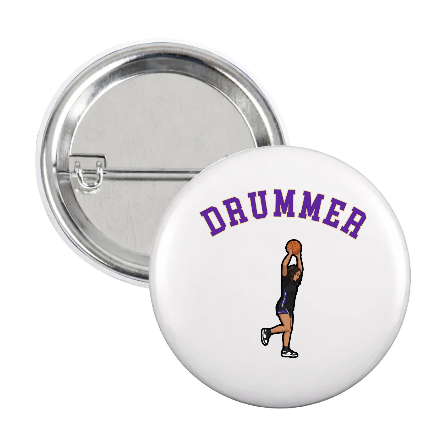 Game Day Button — Shirsey Arch in White