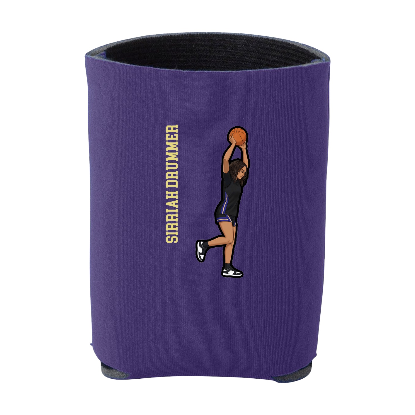 Can Holder — Name Vertical in Purple