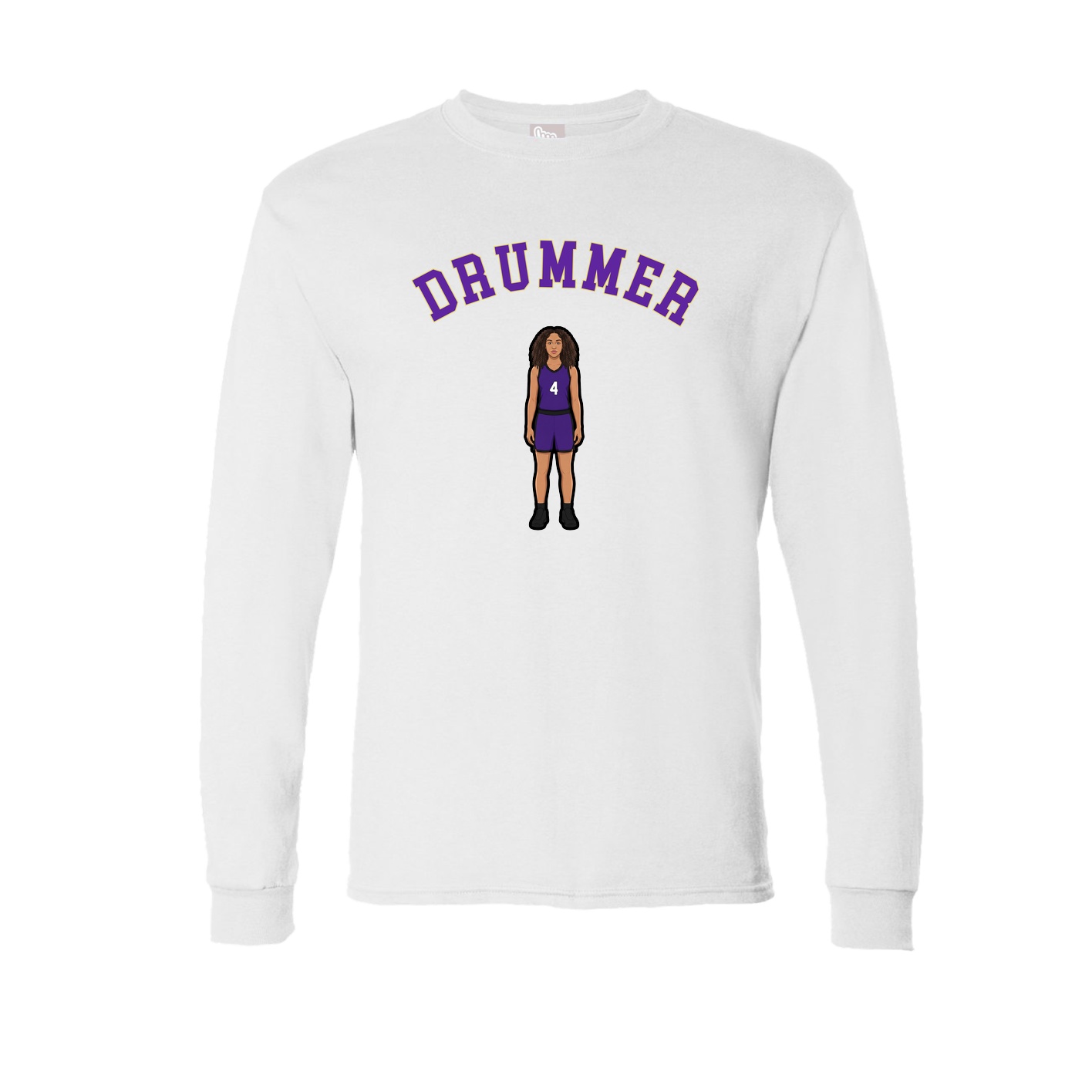 Long Sleeve Tee — Shirsey Arch in White