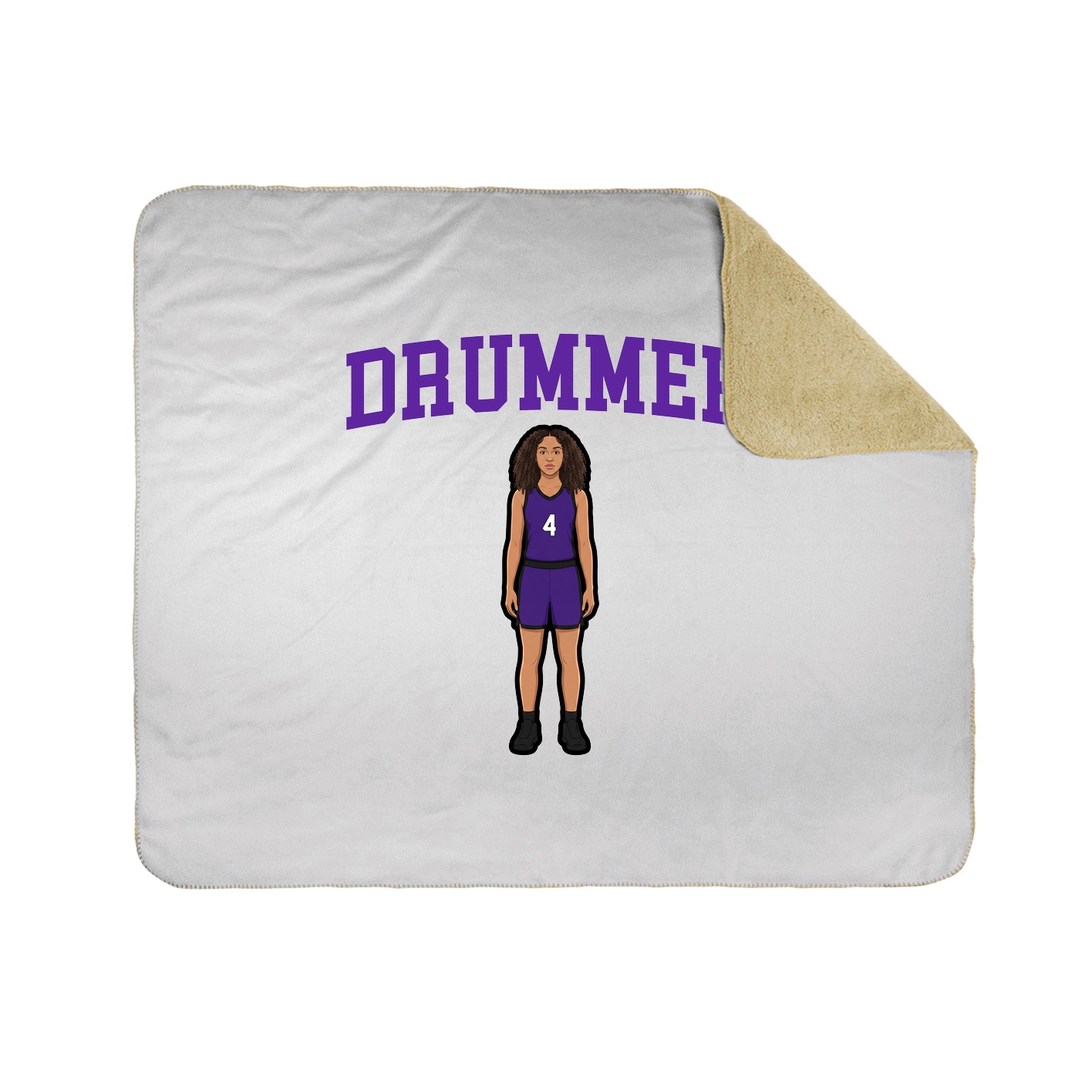 Throw Blanket — Shirsey in White