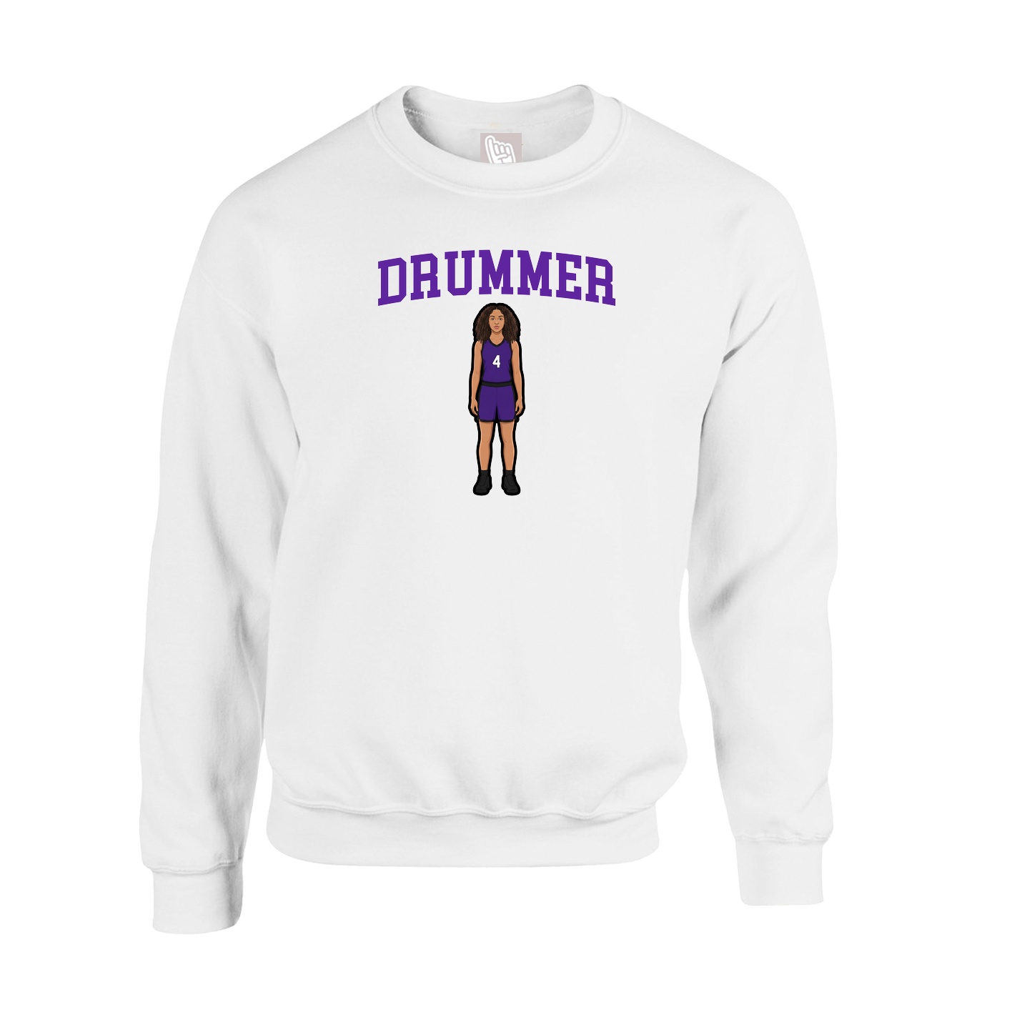 Fleece Crew — Shirsey in White
