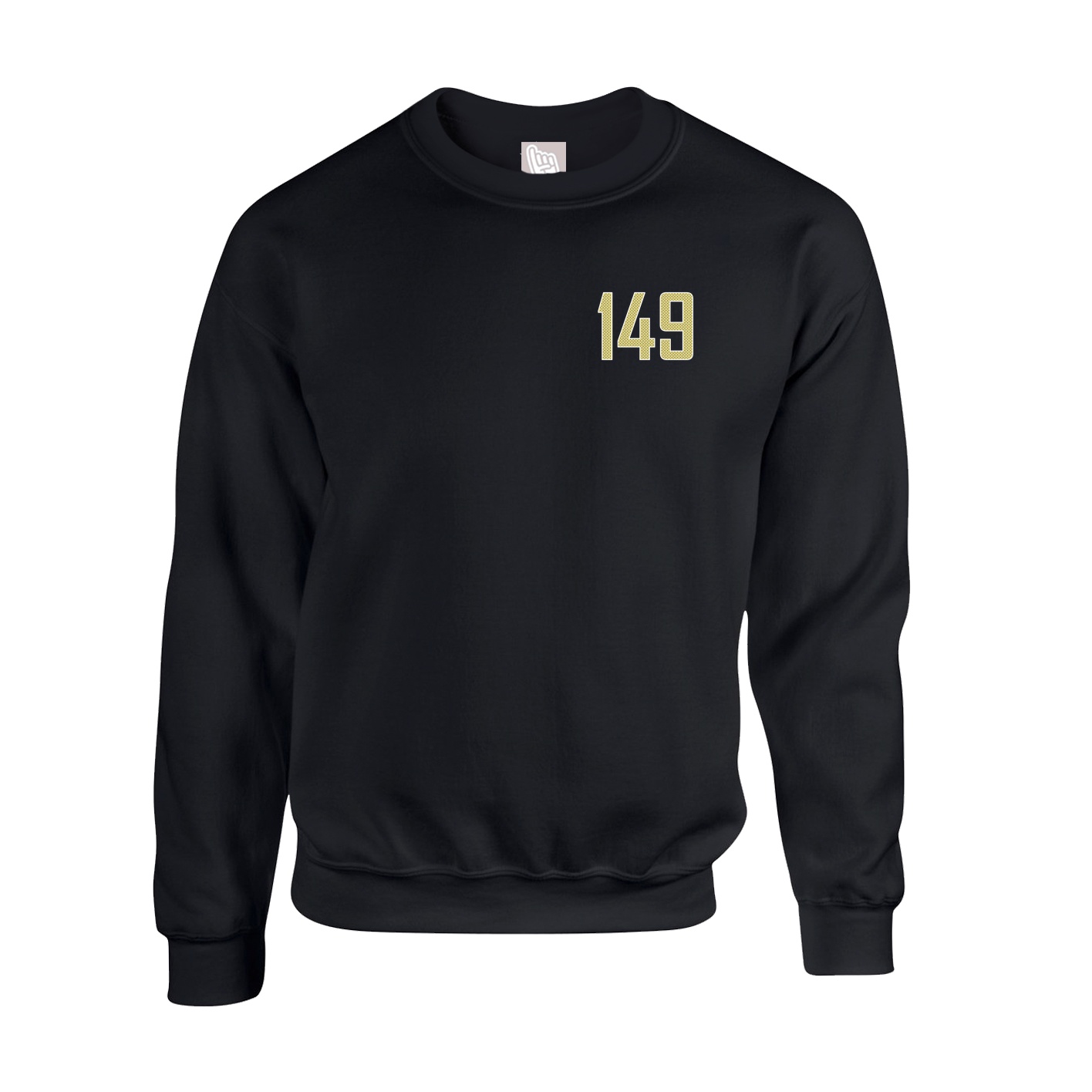 Fleece Crew — Front Shirsy in Black