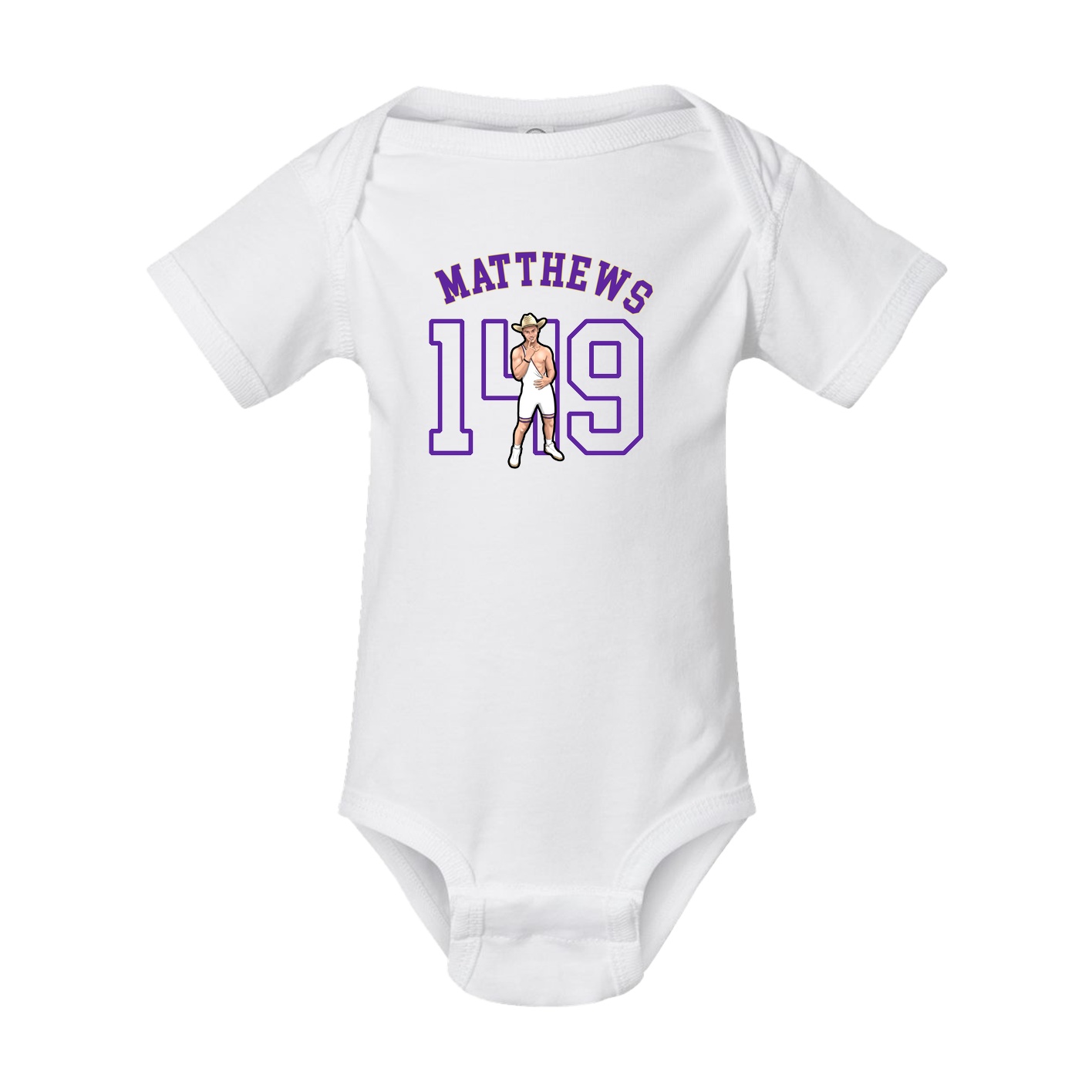Baby Onesie — Shirsey Arch in White