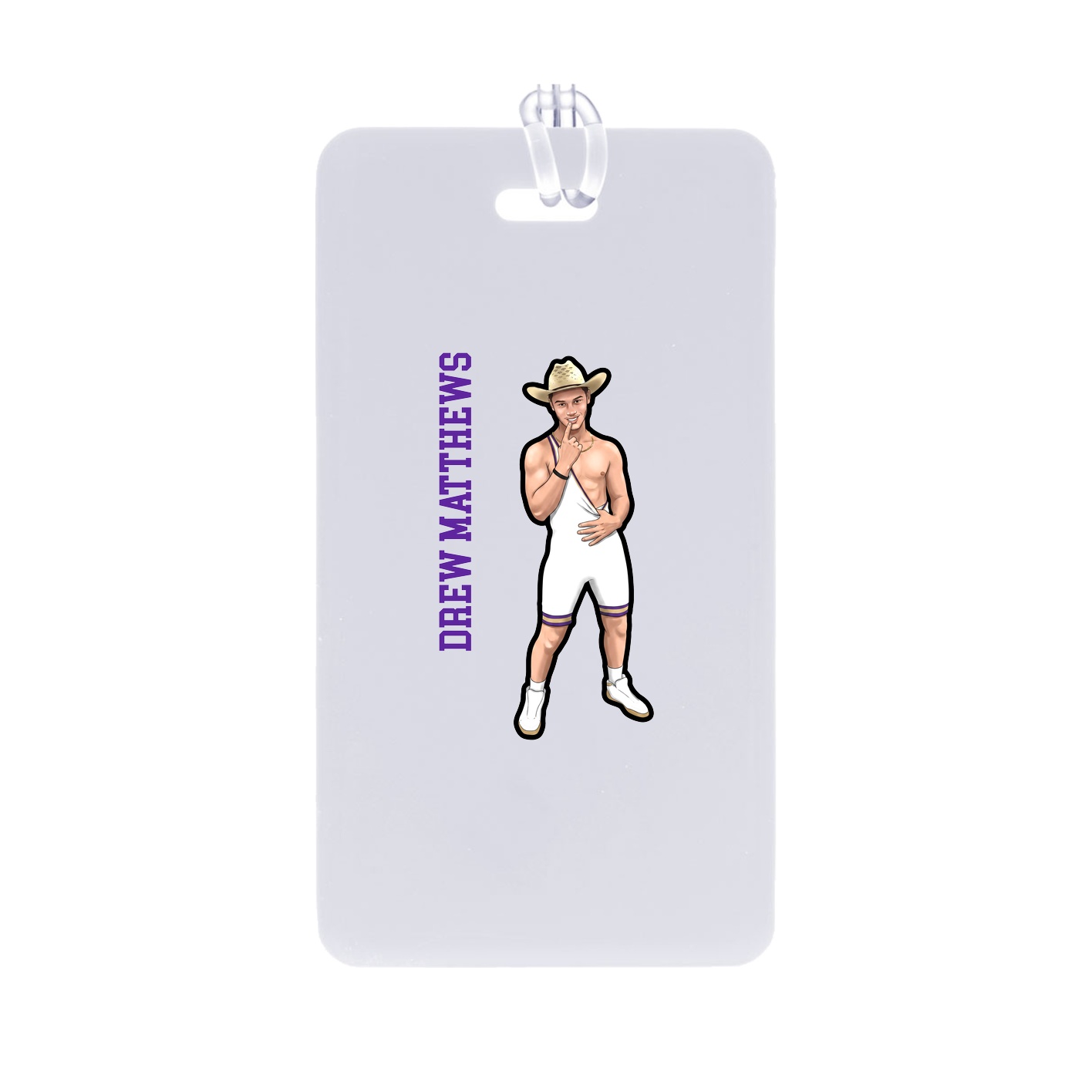 Bag Tag — Name Vertical in Classic