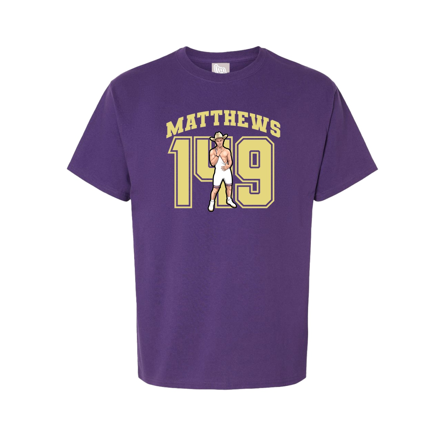 Tee — Number in Purple