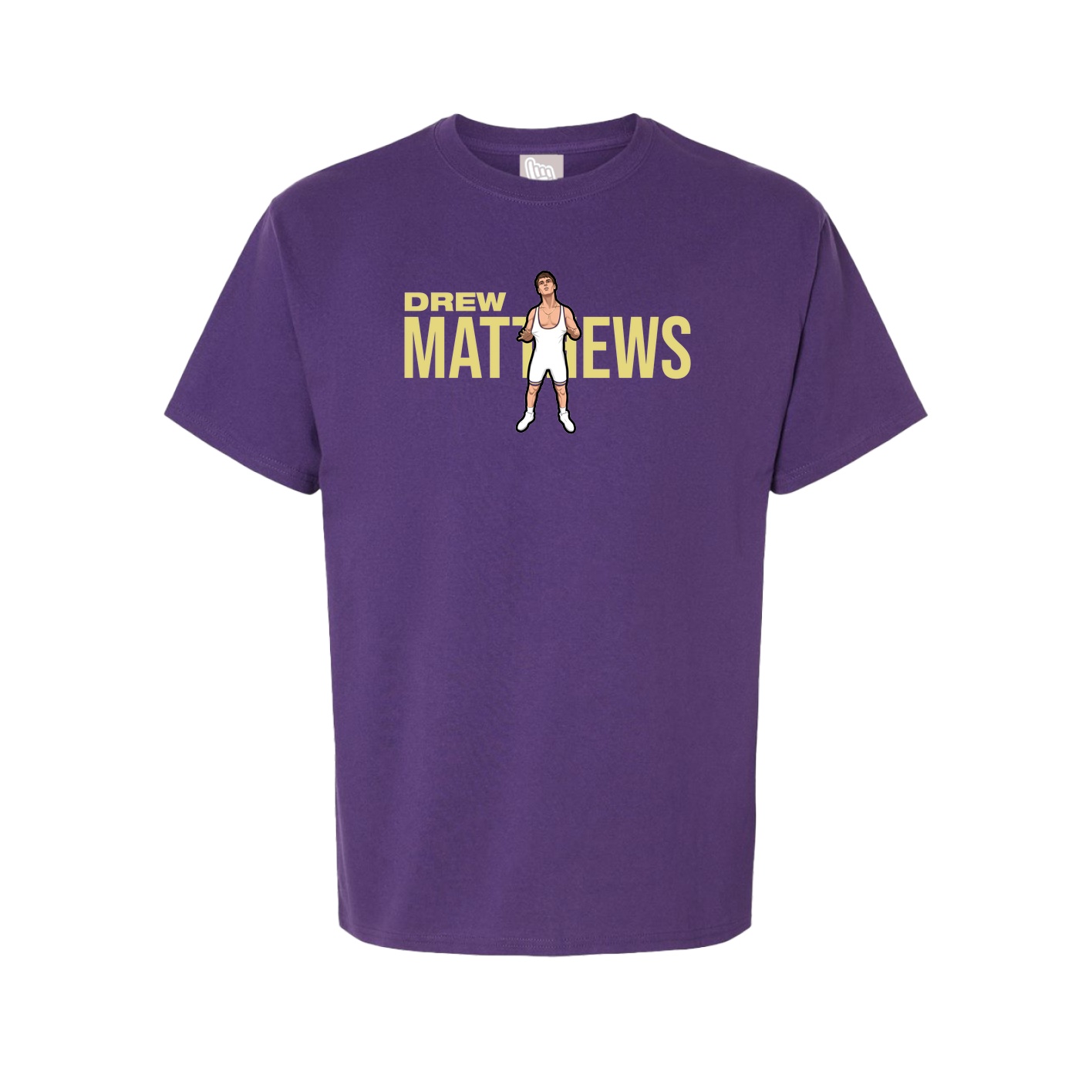 Youth Tee — Player Name in Purple