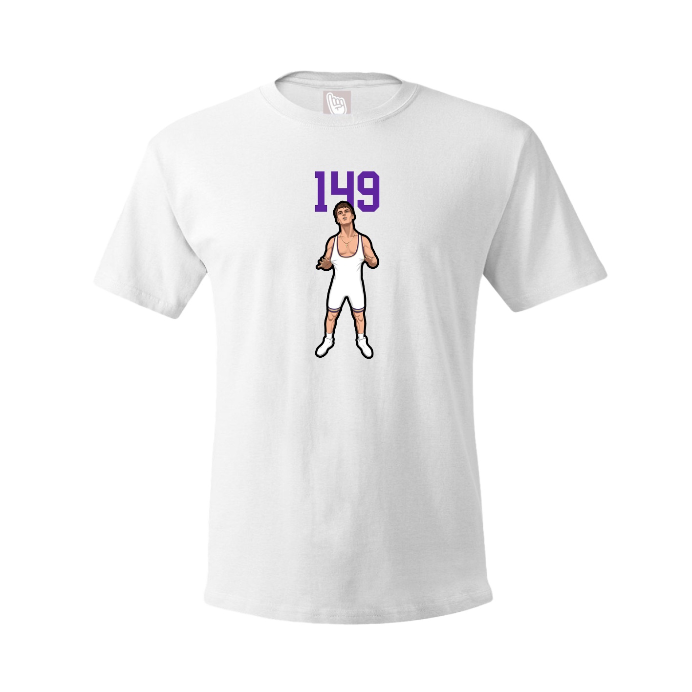 Tee — Number Top in White