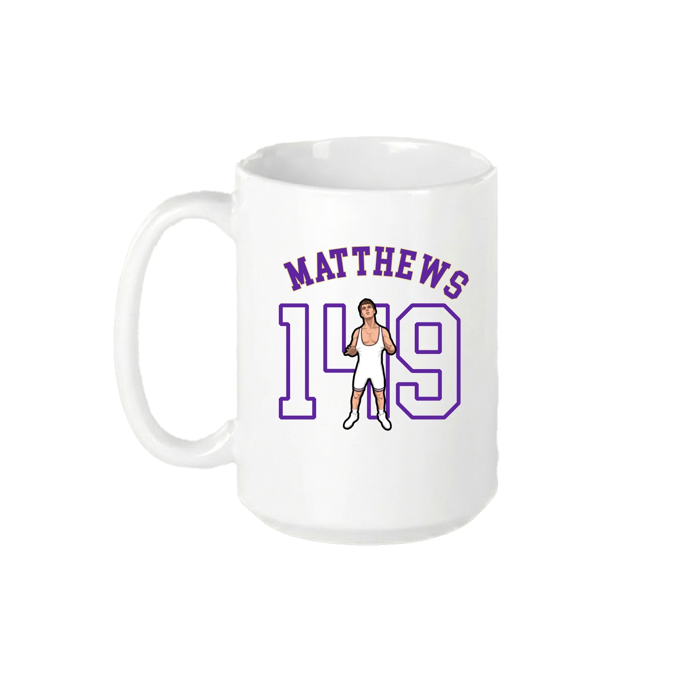 15oz Coffee Mug — Shirsey Arch in White