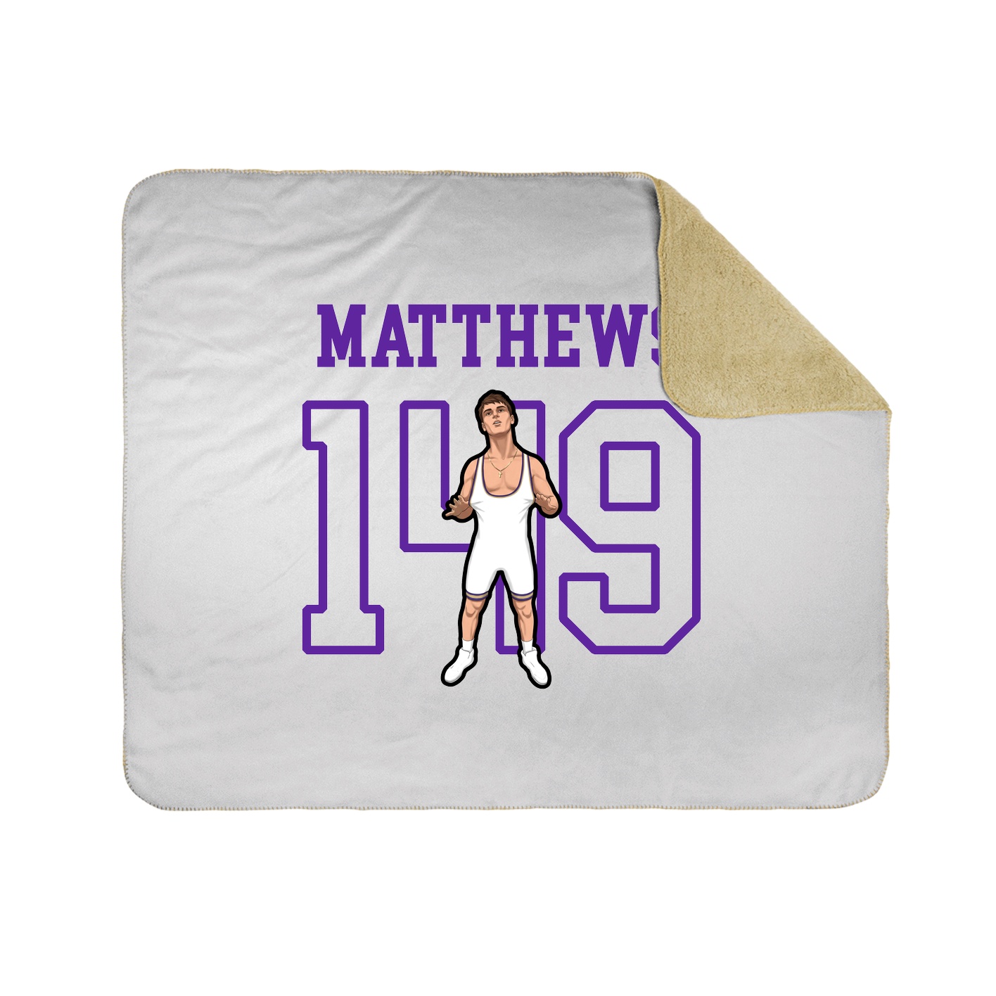 Throw Blanket — Shirsey in White