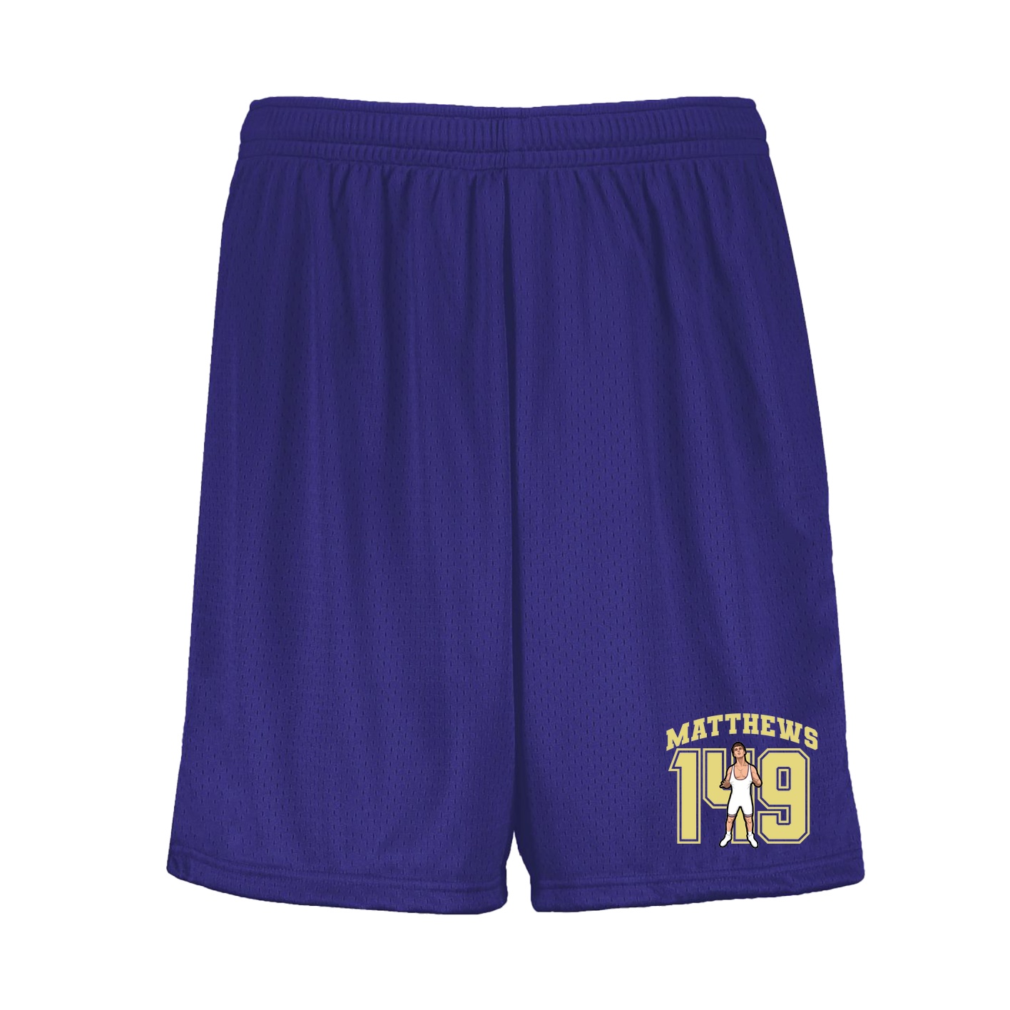 Shorts — Number in Purple