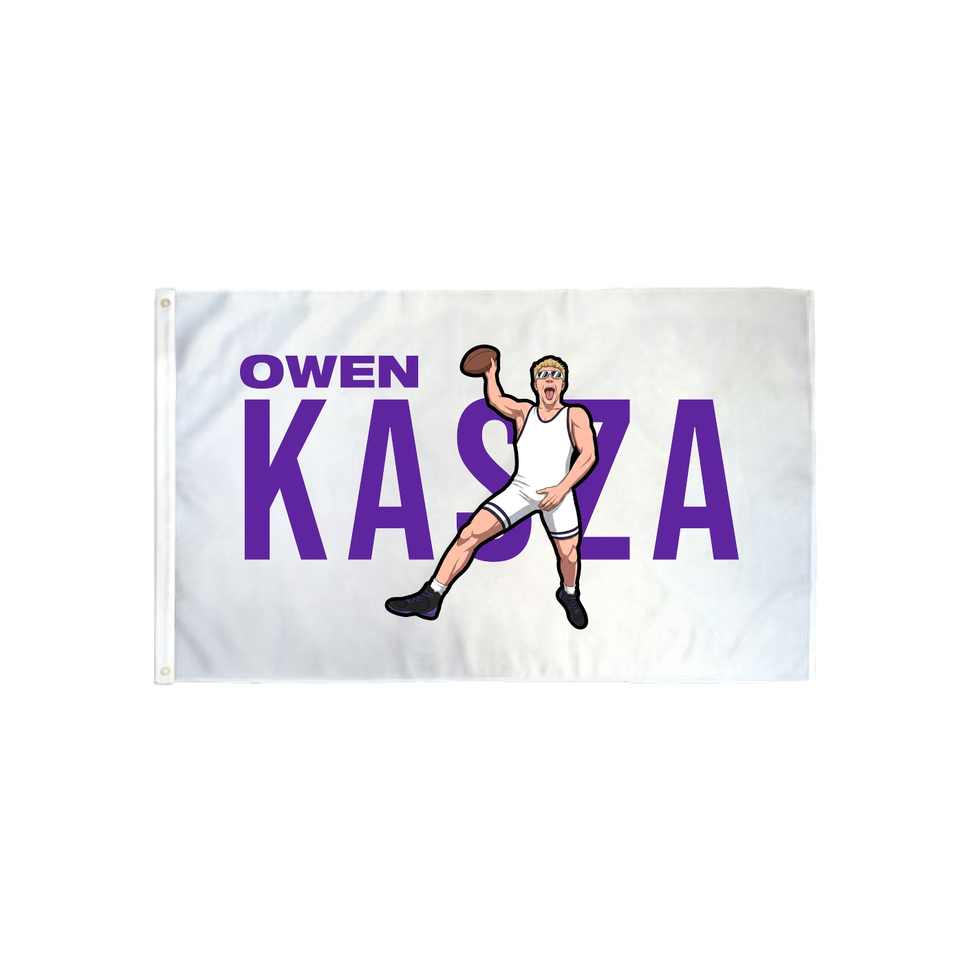 3x5 Flag — Player Name in Classic