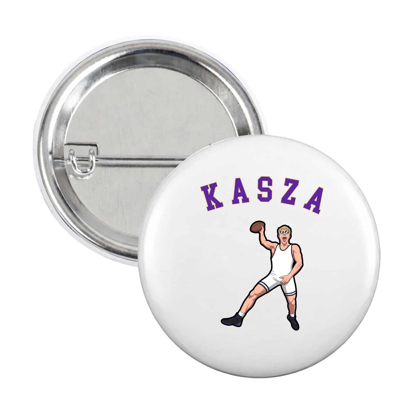 Game Day Button — Shirsey Arch in White