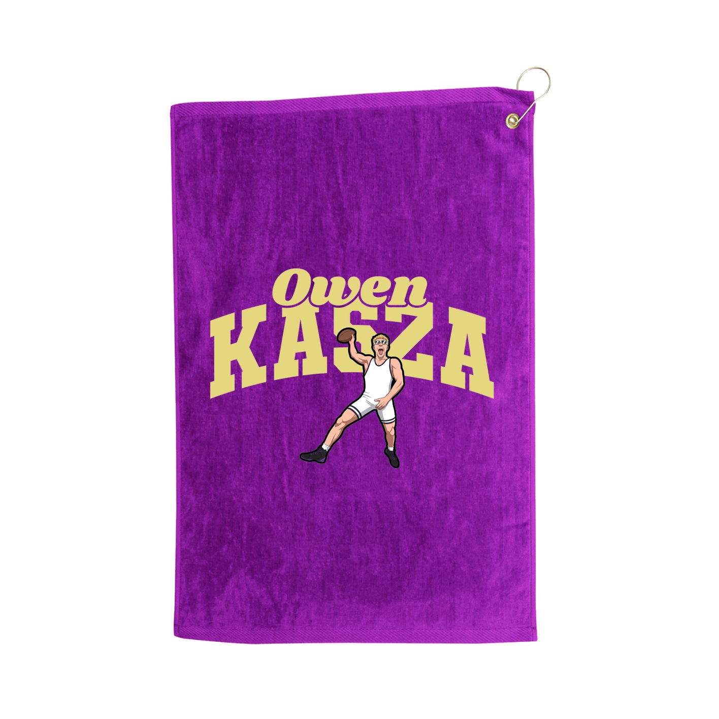 Golf Towel — Signature Arch in Purple
