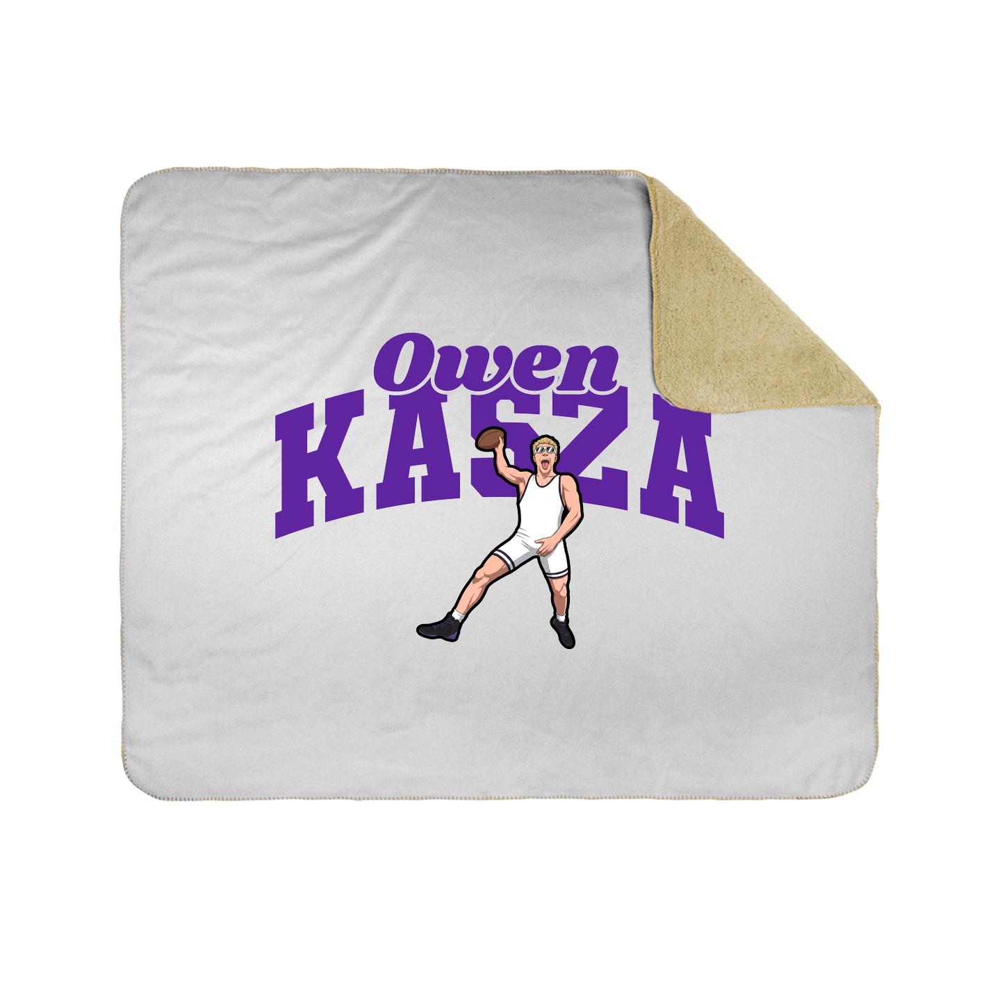 Throw Blanket — Signature Arch in White