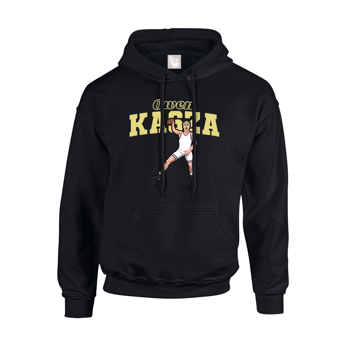 Hoodie — Name Arch in Black