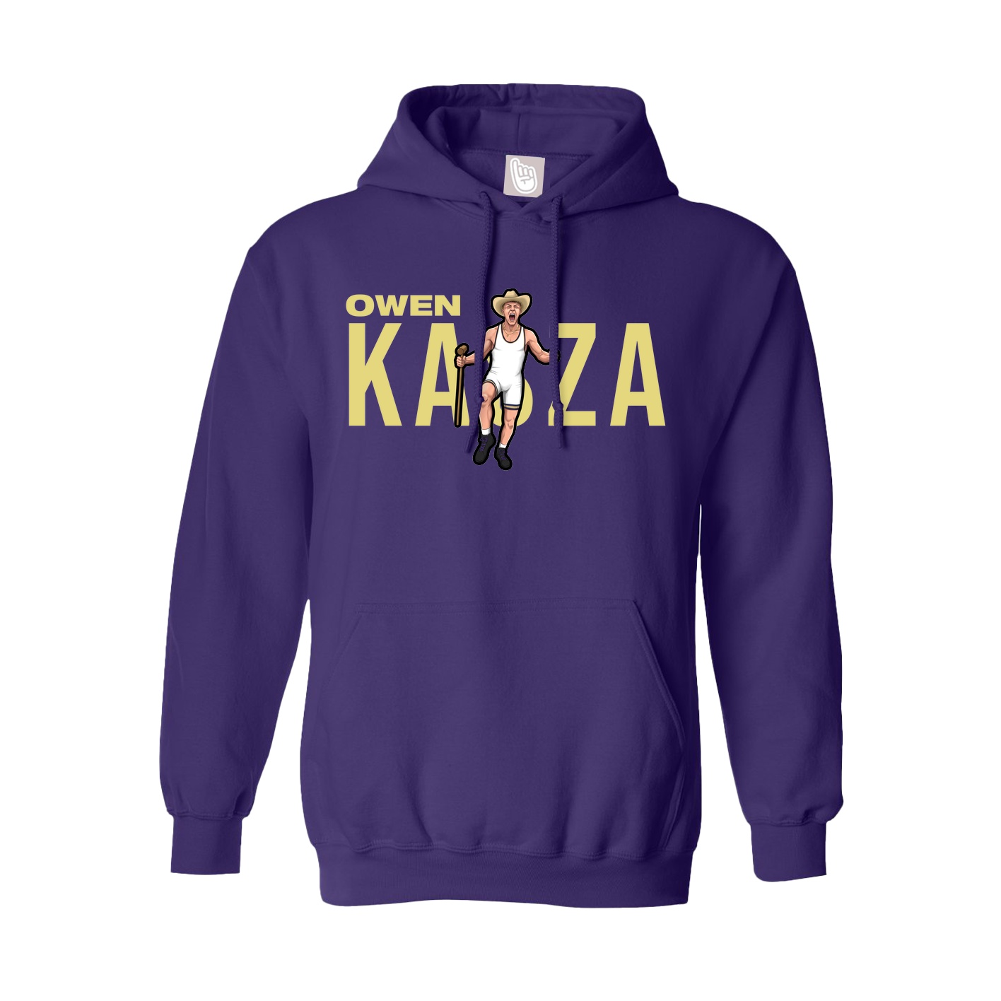 Hoodie — Player Name in Purple