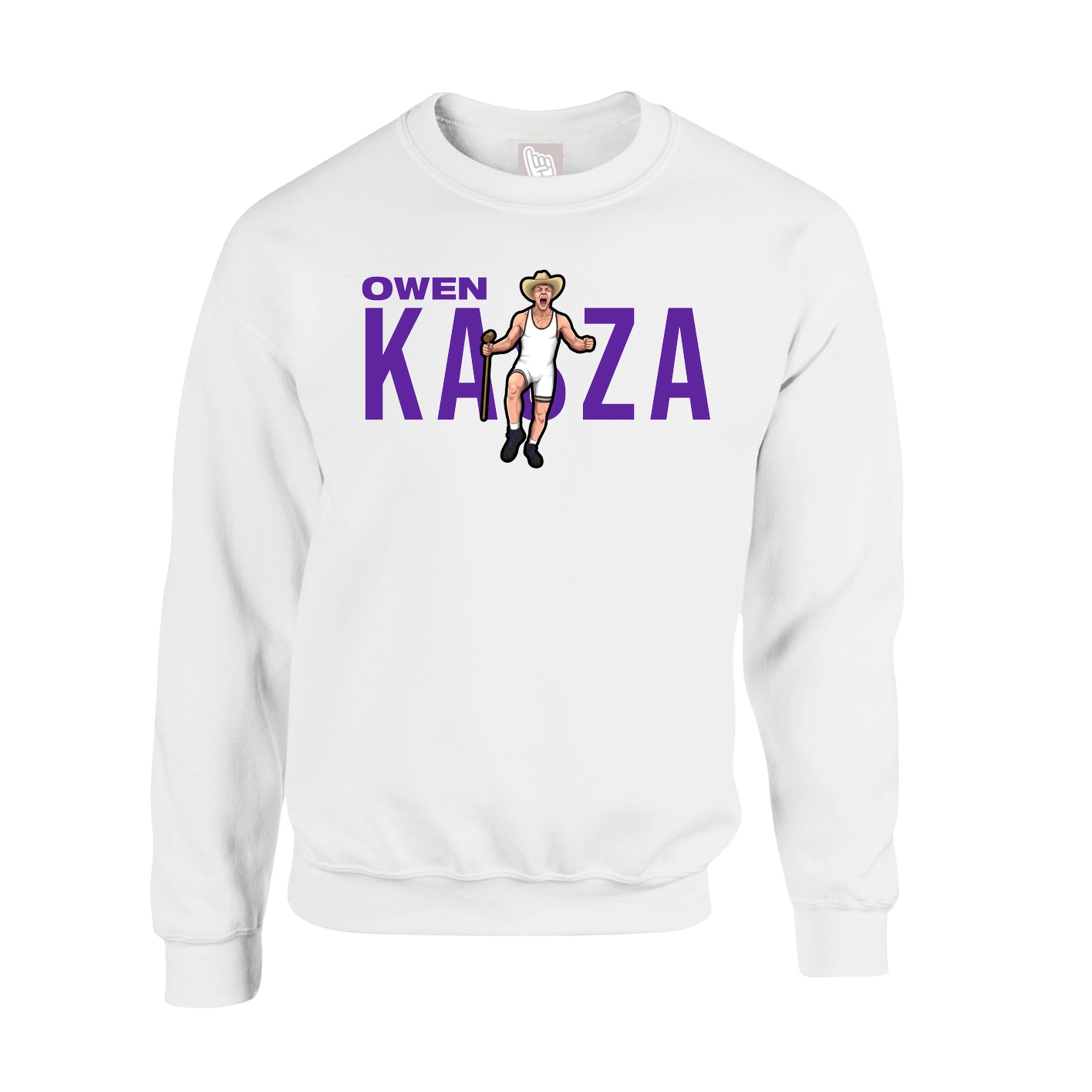 Fleece Crew — Player Name in White