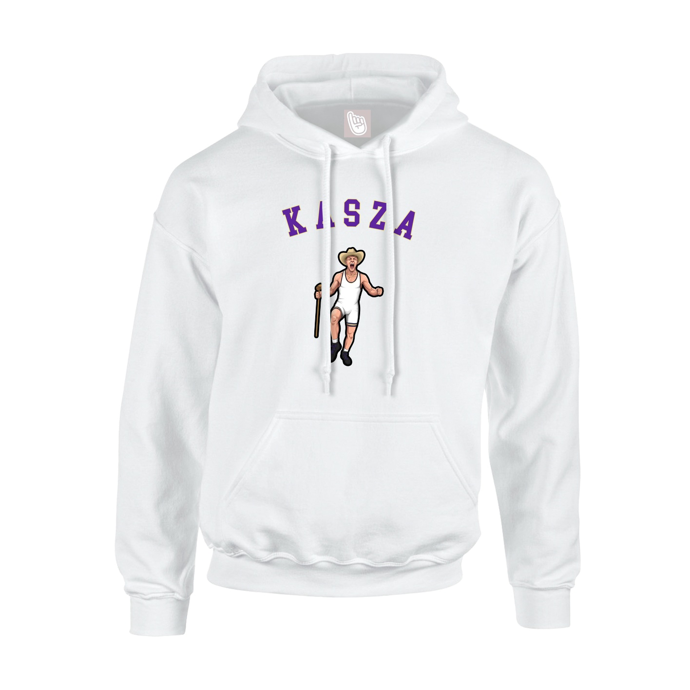 Youth Hoodie — Shirsey Arch in White