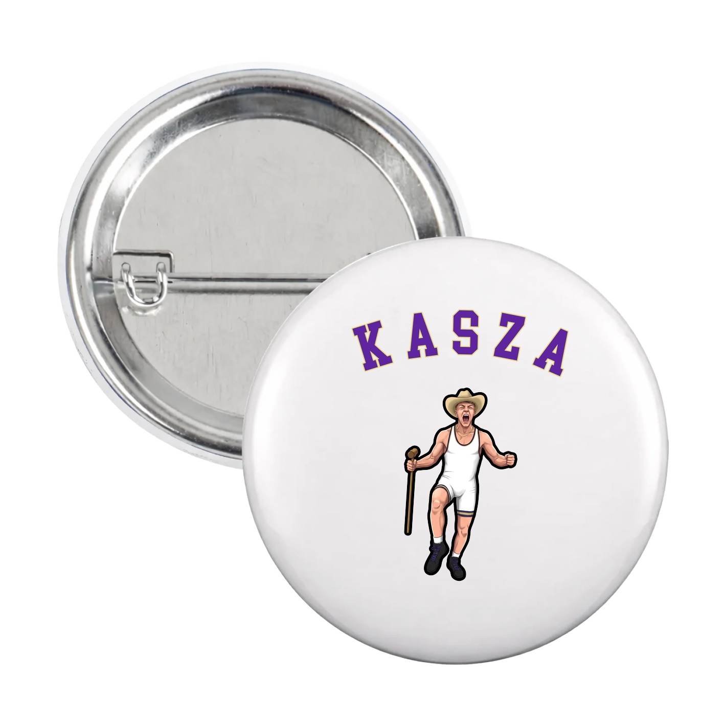 Game Day Button — Shirsey Arch in White