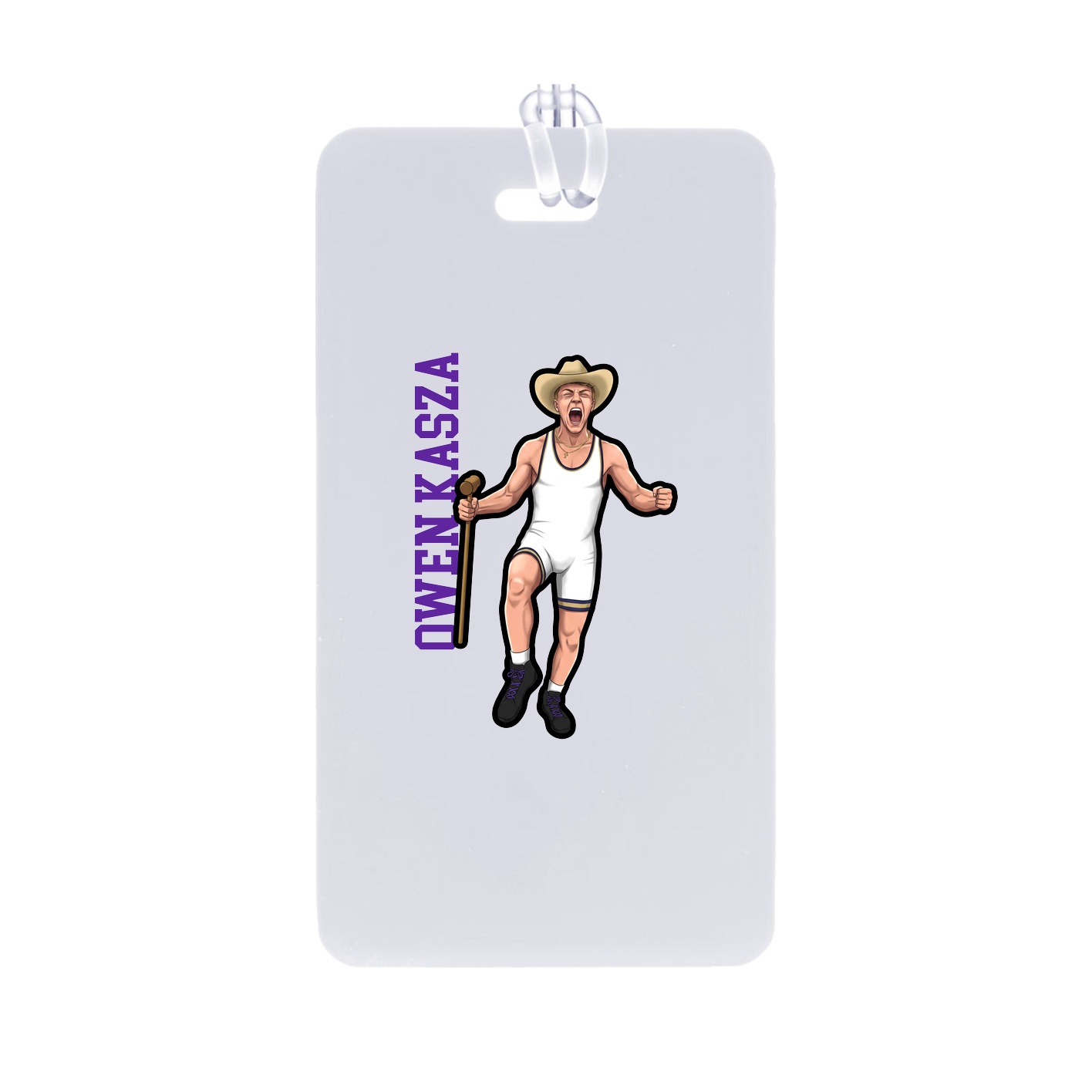 Bag Tag — Name Vertical in Classic