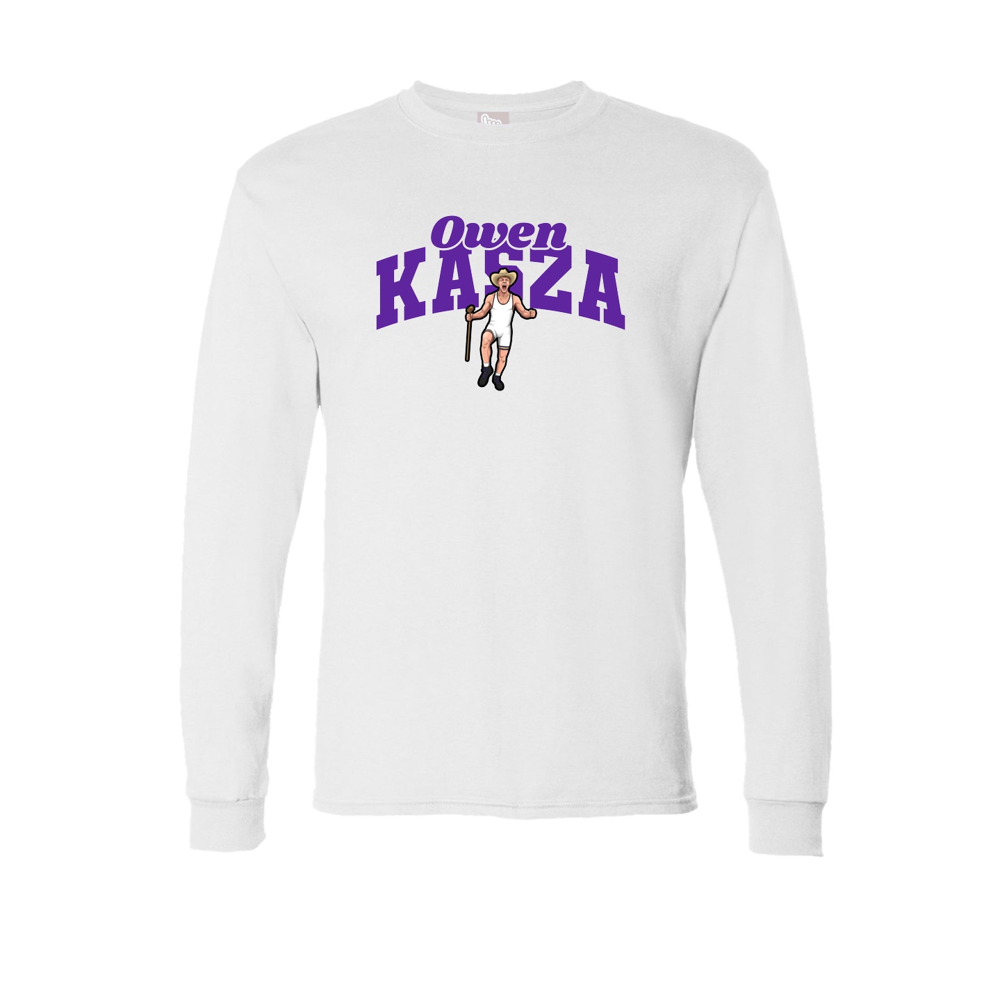 Long Sleeve Tee — Signature Arch in White