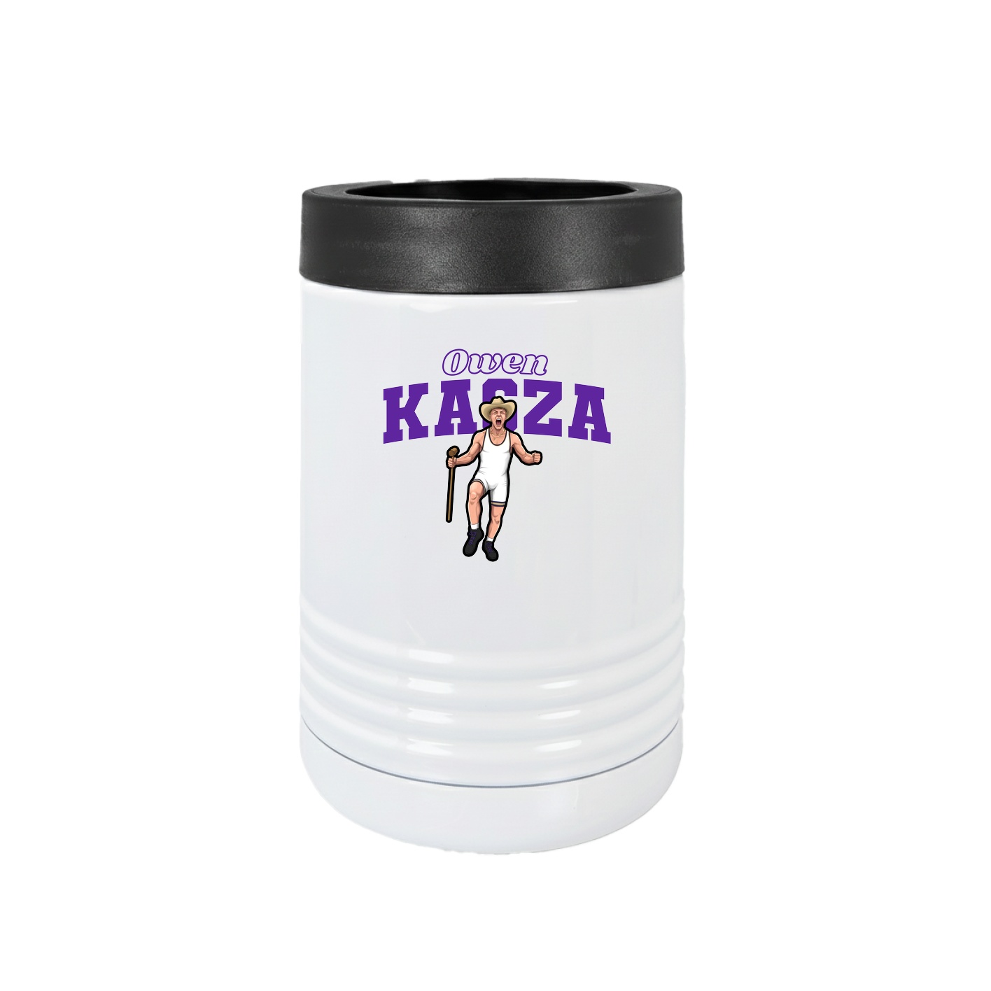 Beverage Holder — Name Arch in White
