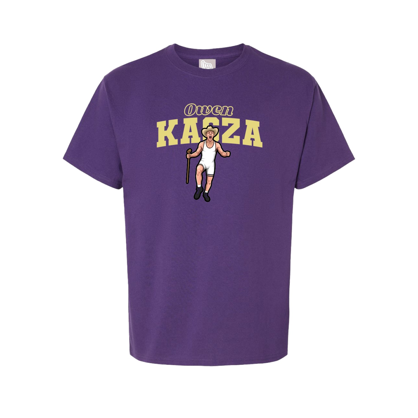 Tee — Name Arch in Purple