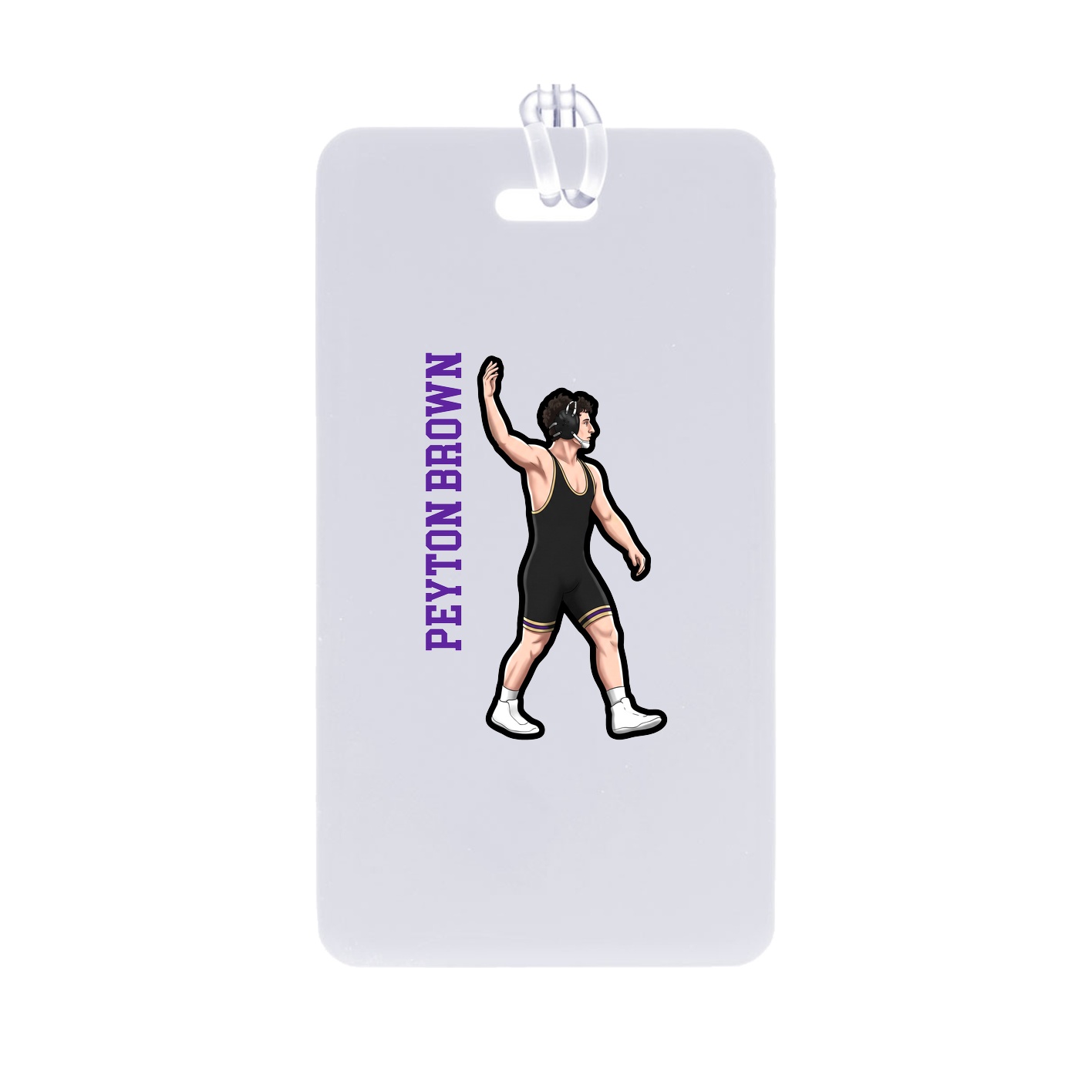 Bag Tag — Name Vertical in Classic