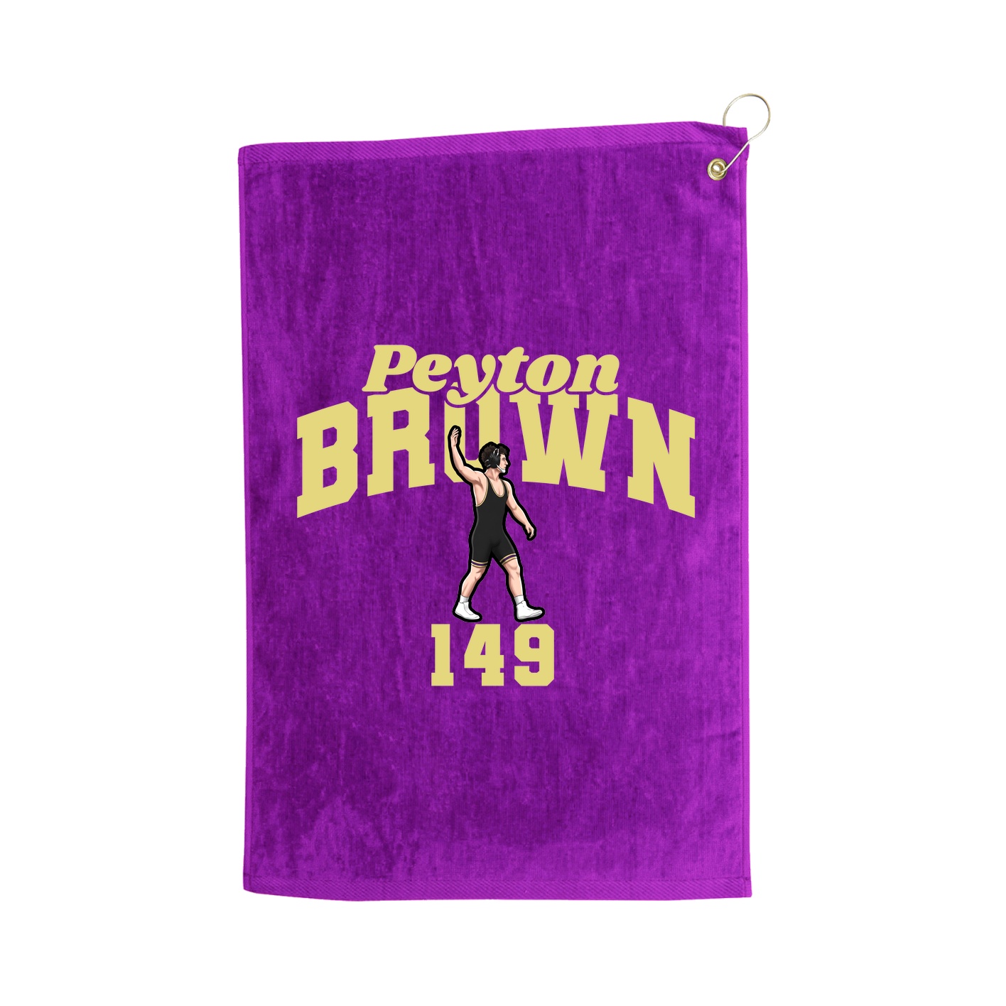 Golf Towel — Signature Arch in Purple
