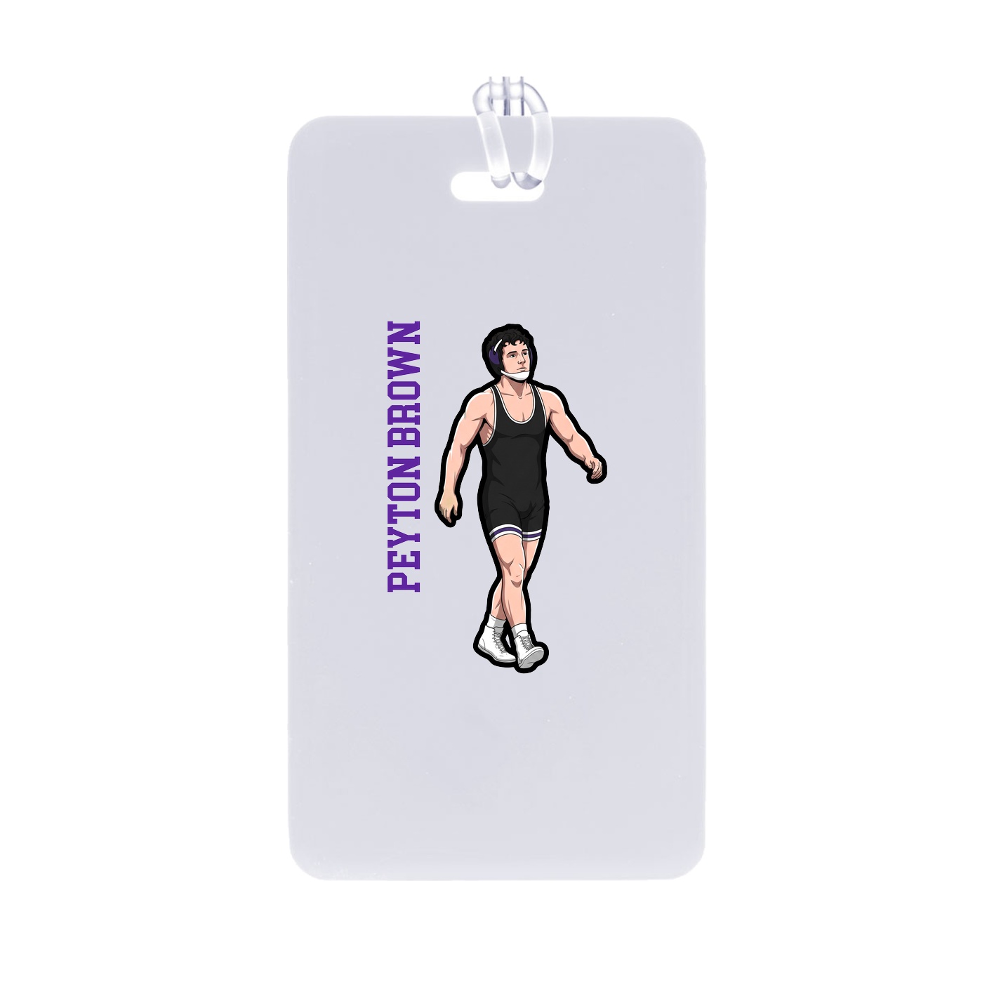 Bag Tag — Name Vertical in Classic